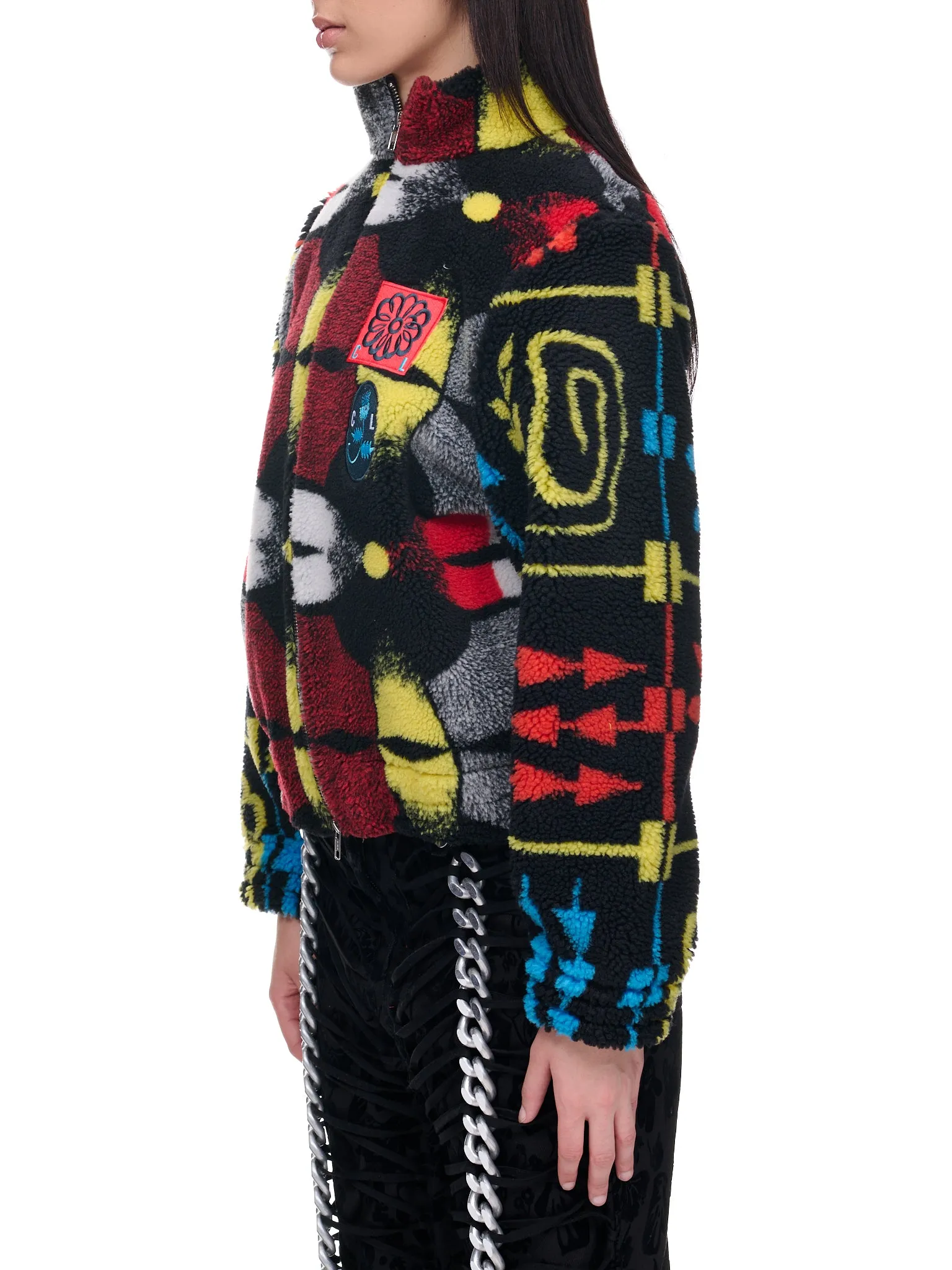 Ranger Fleece Zip-Up (4014-RANGER-BLACK-MULTI) sold by lorenzo product image thumbnail 2