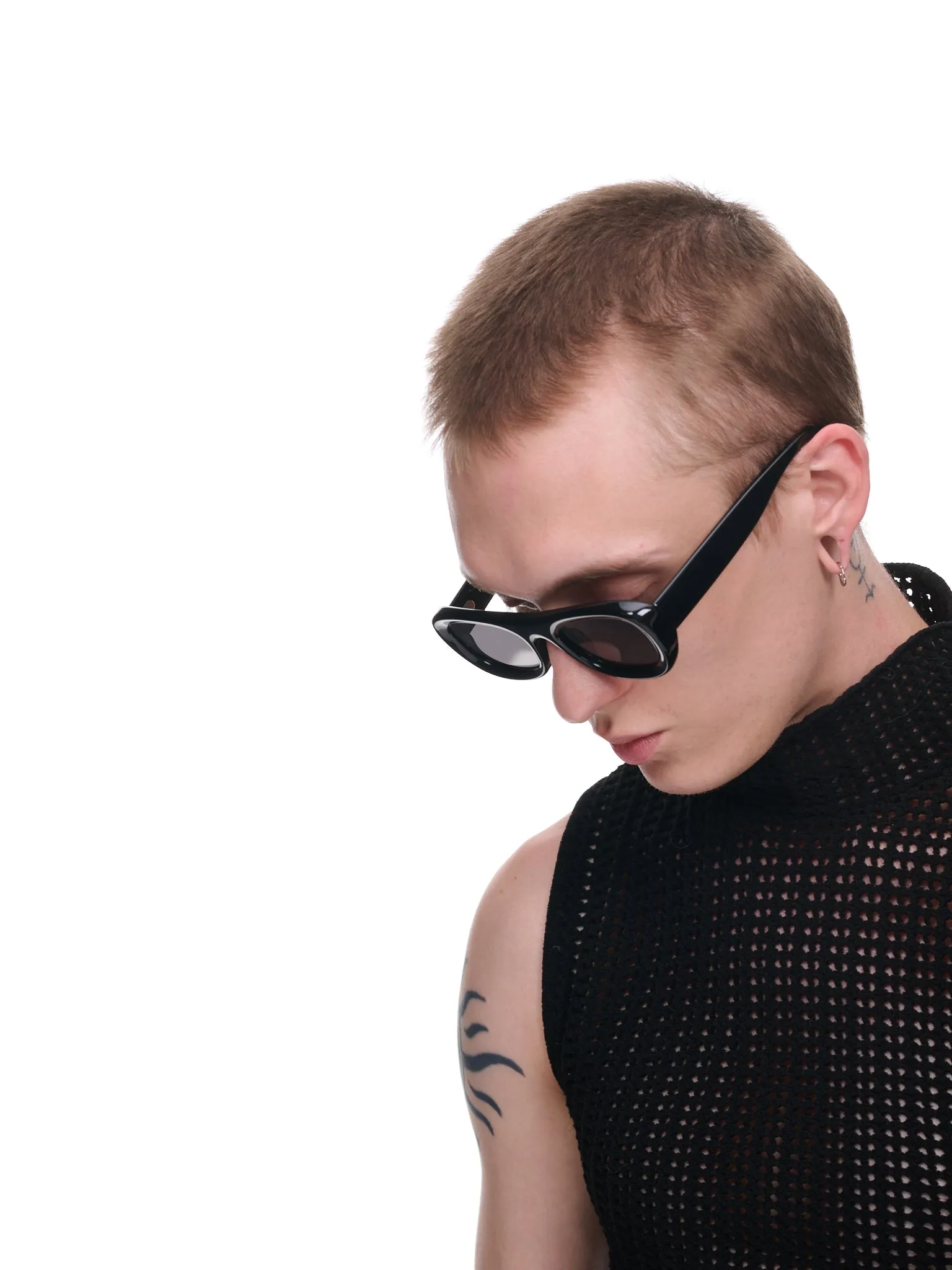 Driver Sunglasses (DRIVER-BLACK-BLACK) sold by lorenzo product image thumbnail 4