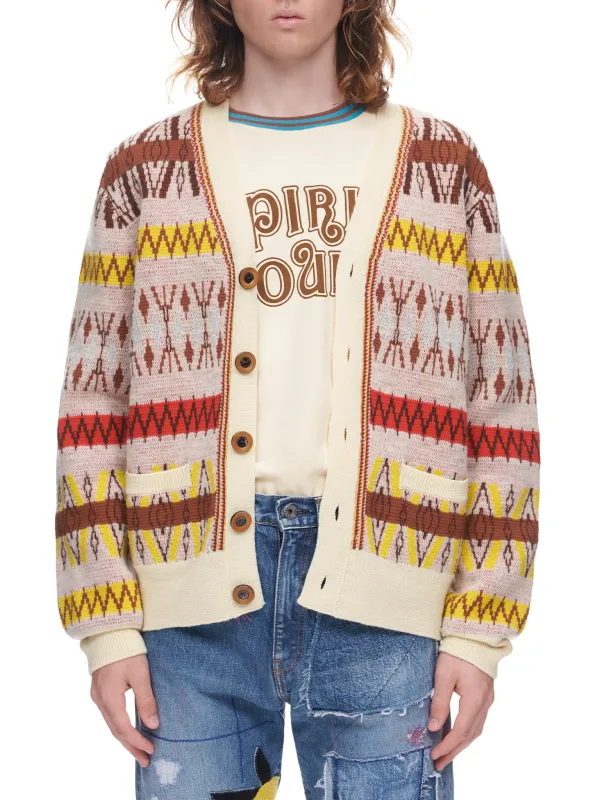 Orchestra Cardigan (UA22KN06-KN05-PALE-YELLOW-MULT) sold by lorenzo