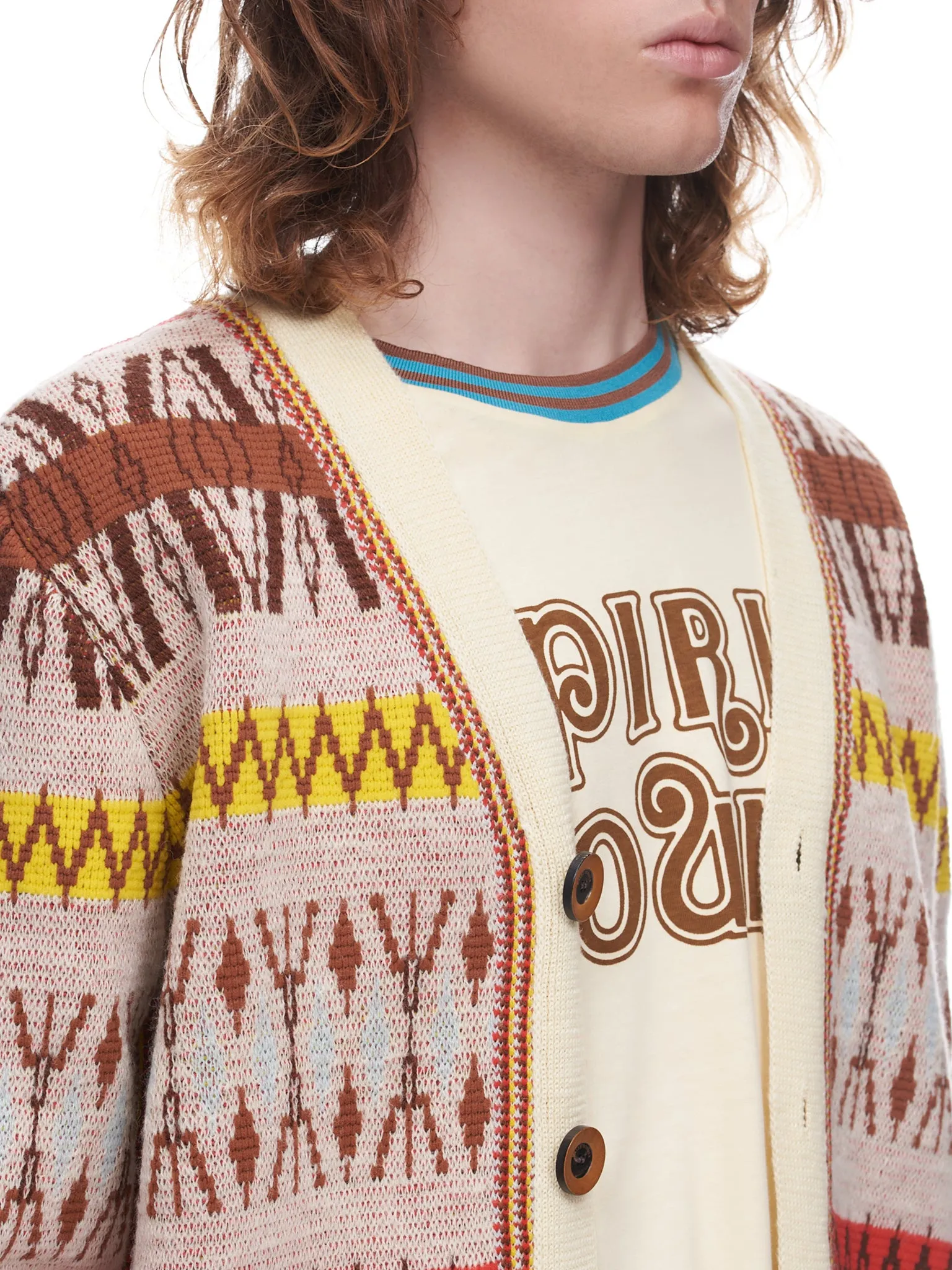 Orchestra Cardigan (UA22KN06-KN05-PALE-YELLOW-MULT) sold by lorenzo product image thumbnail 4