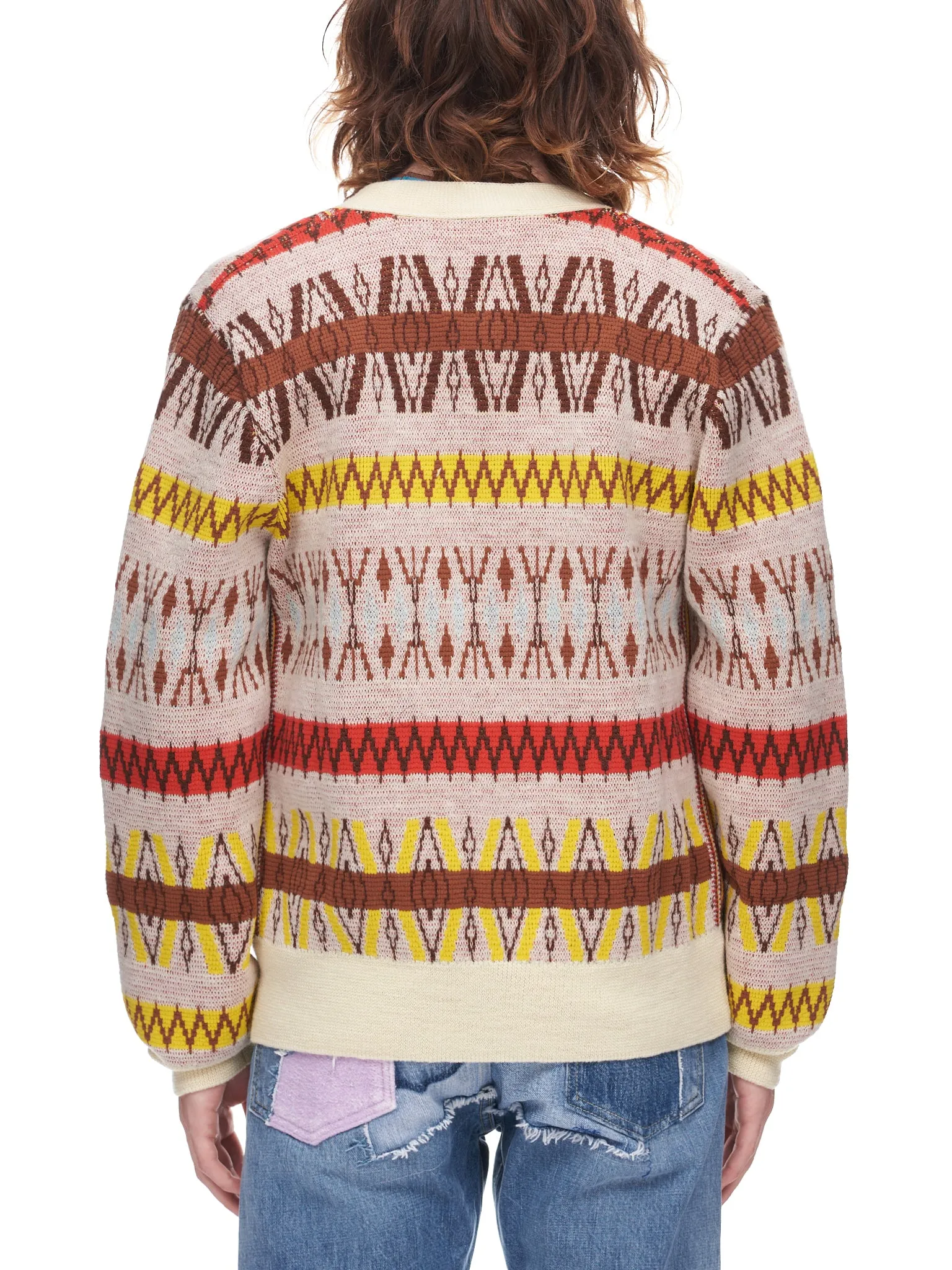 Orchestra Cardigan (UA22KN06-KN05-PALE-YELLOW-MULT) sold by lorenzo product image thumbnail 3