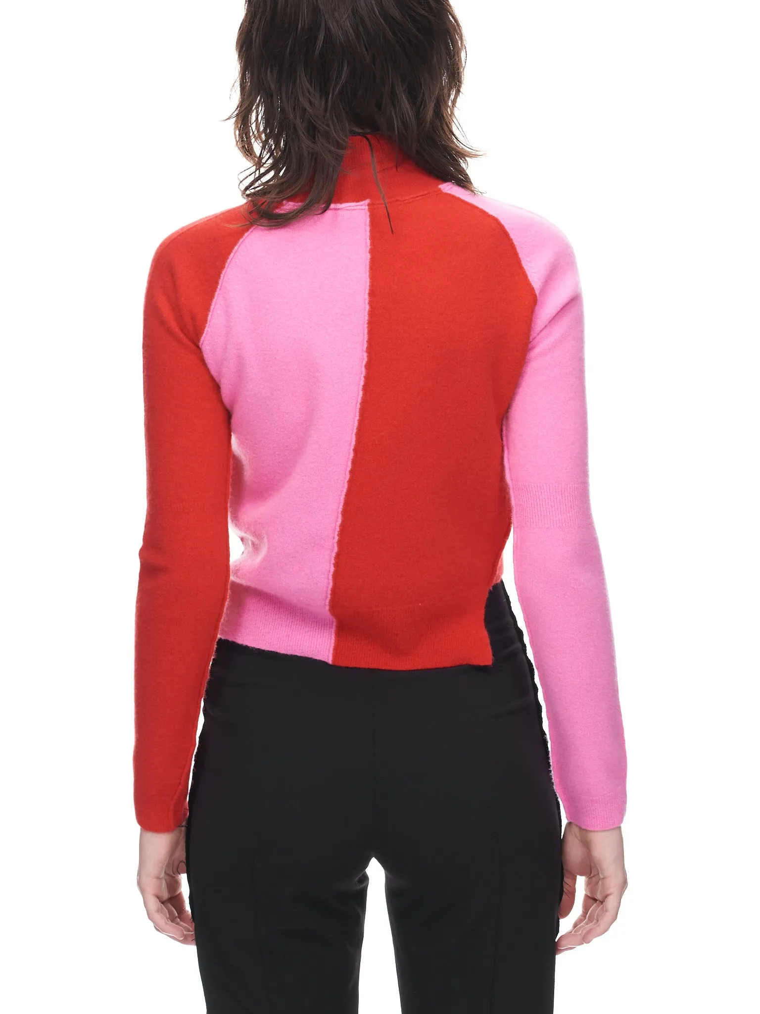Patched Tonal Sweater (TO15514931-0931-PINK-RED) sold by lorenzo product image thumbnail 3