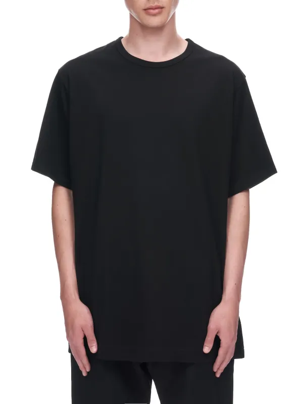Crewneck T-Shirt (HE-T02-071-BLACK) sold by lorenzo