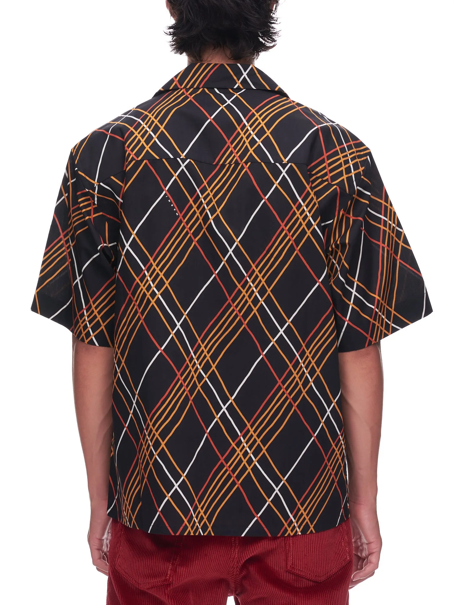 Stripe Bowling Shirt (CUMU0213A0-UTC206-WRN99-BLACK) sold by lorenzo product image thumbnail 3
