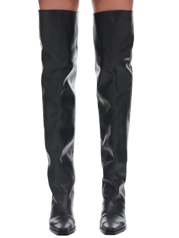 Hilde High Boots (HILDE-099-BLACK) sold by lorenzo
