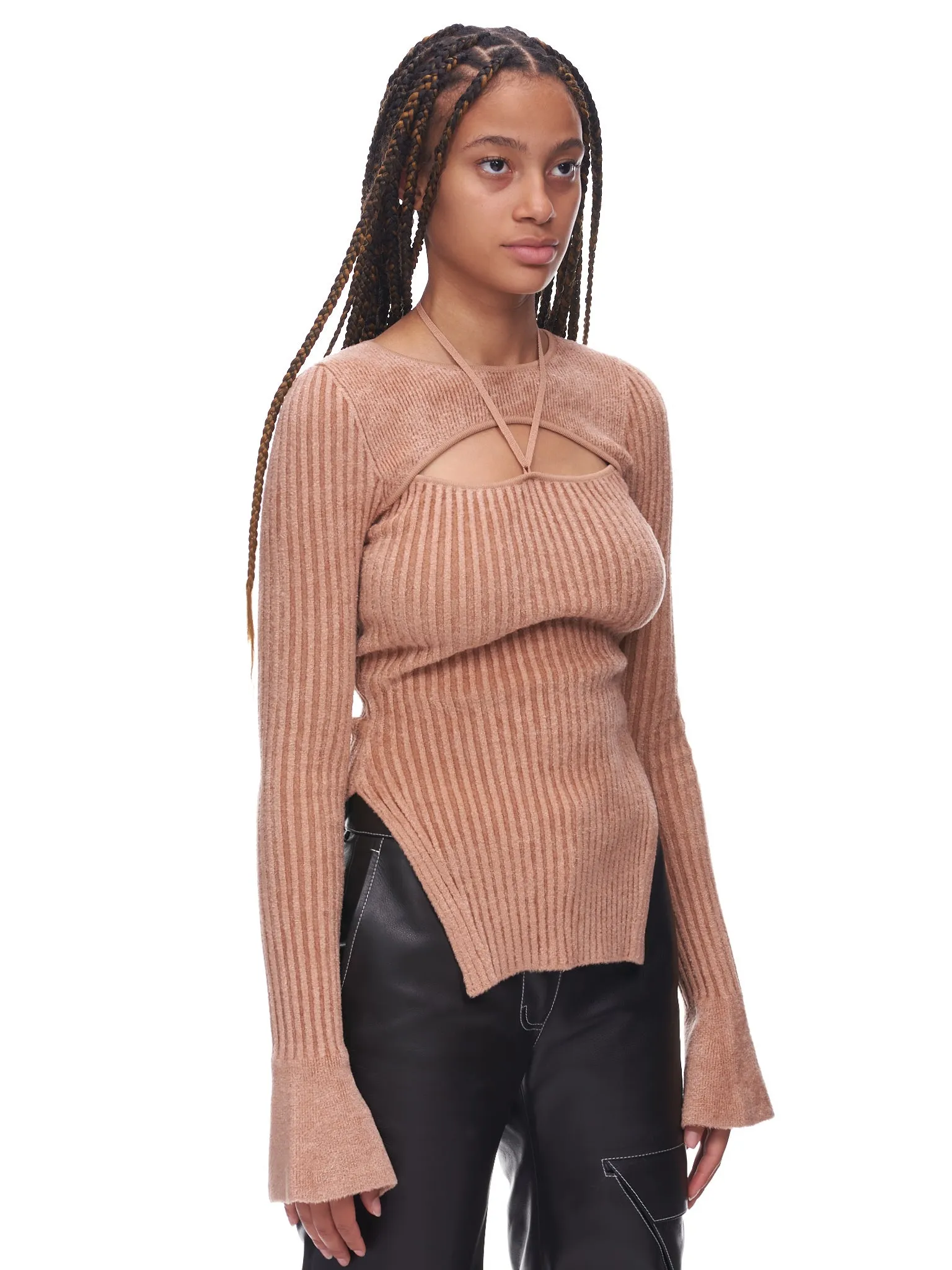 Knit Sweater (TO16774476-0476-002-NUDE) sold by lorenzo product image thumbnail 4
