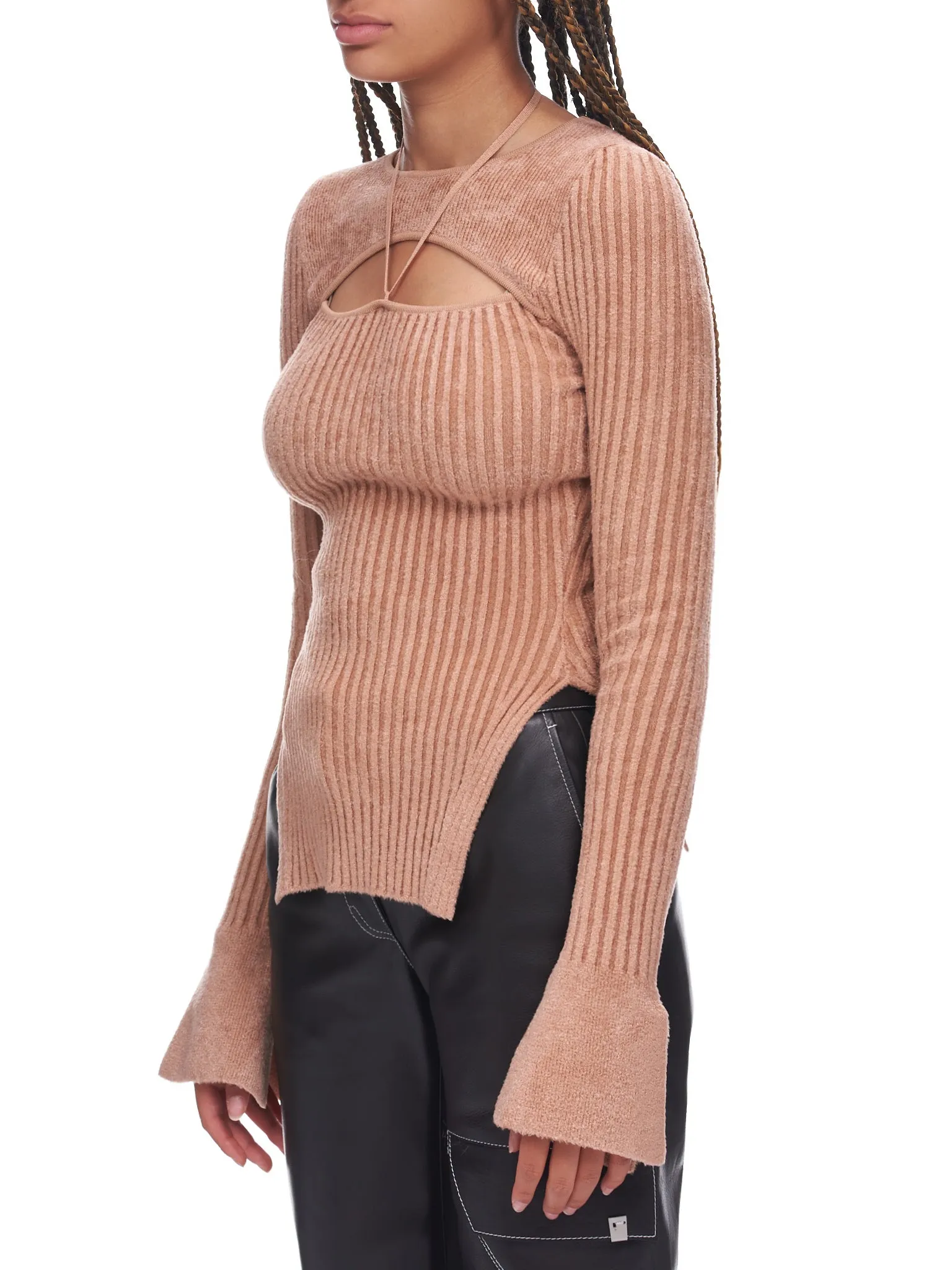 Knit Sweater (TO16774476-0476-002-NUDE) sold by lorenzo product image thumbnail 2