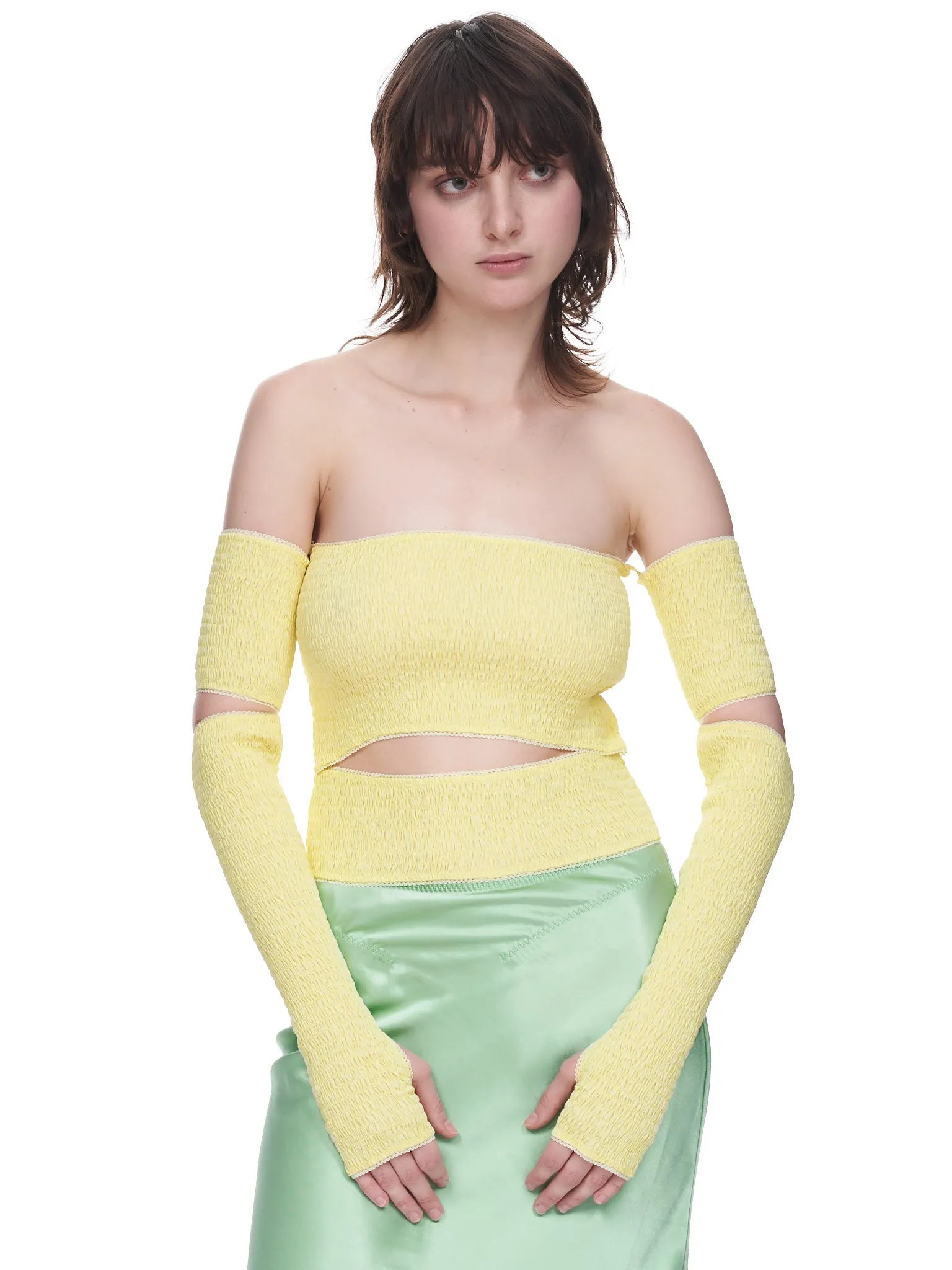 Sylvie Top (PF2220-YELLOW) sold by lorenzo product image thumbnail 4