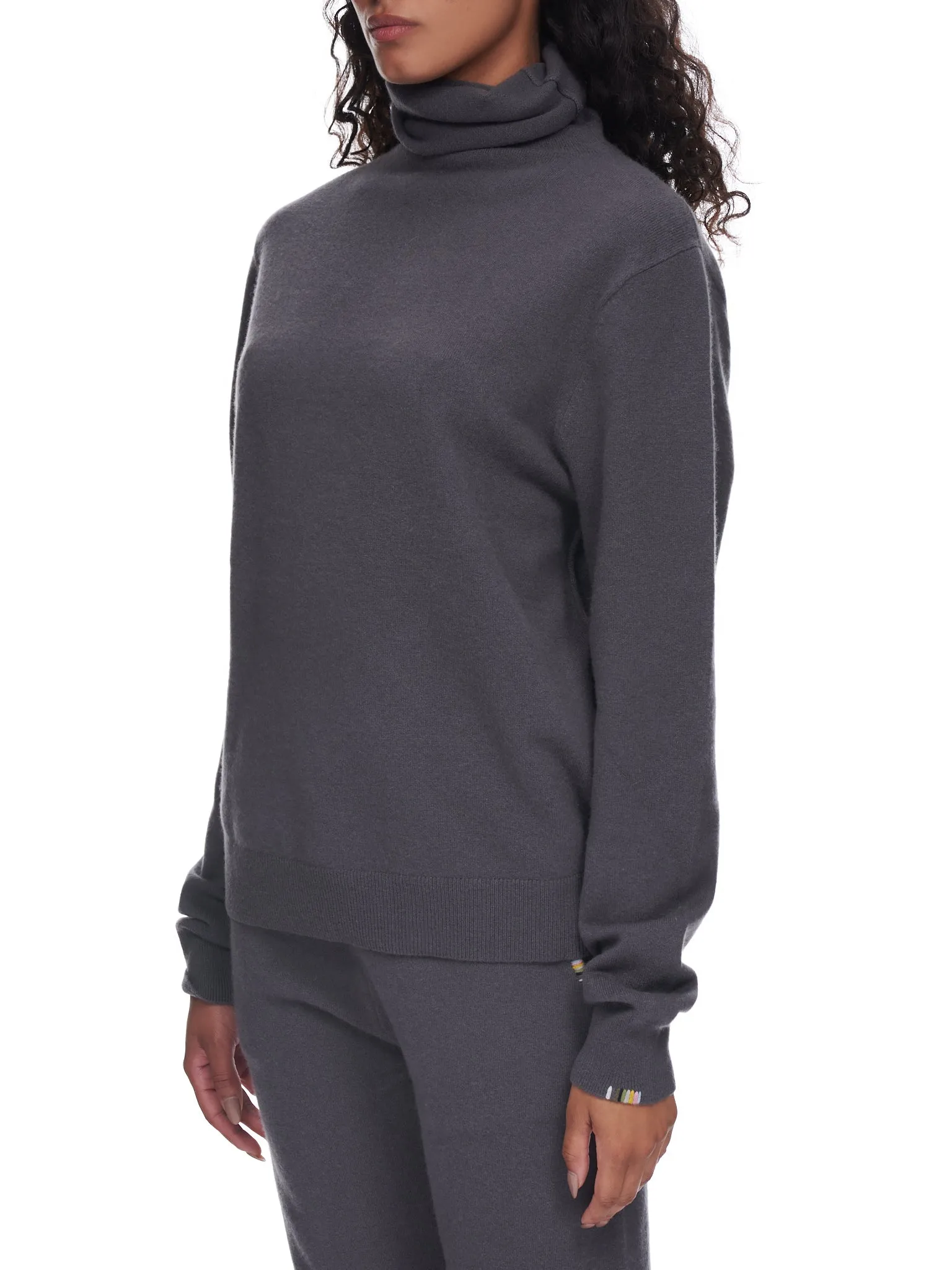Jill Turtleneck Sweater (234-107-01-FE-01-CONCRETE) sold by lorenzo product image thumbnail 2
