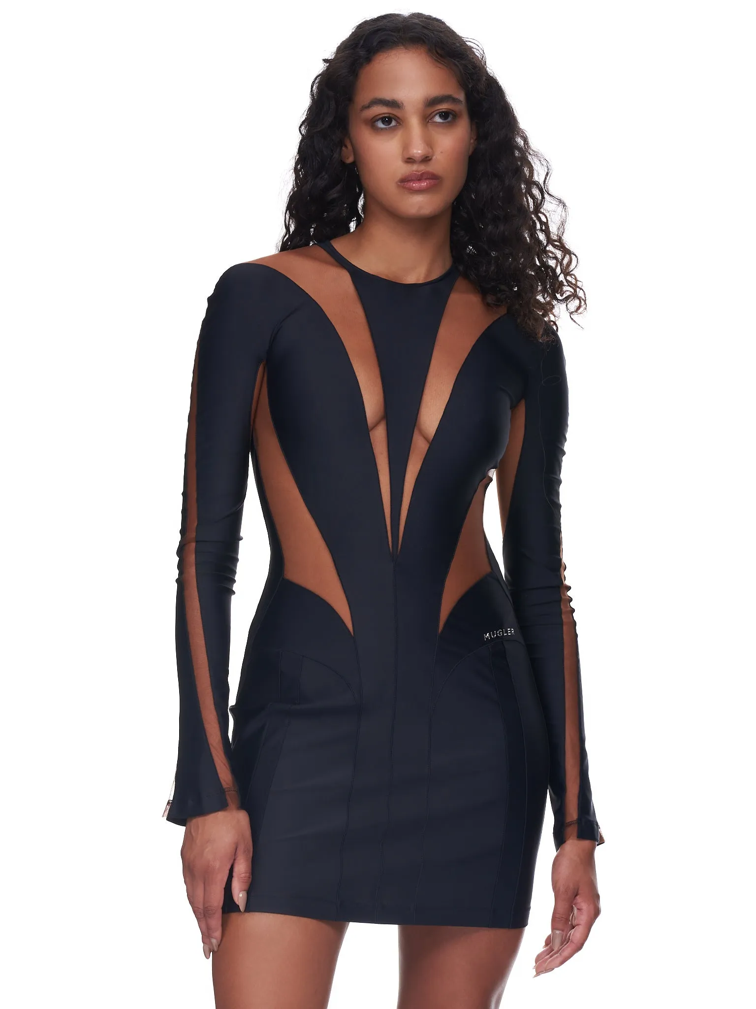 Body Shaping Illusion Dress (1RO1386842-BLACK-NUDE-02) sold by lorenzo product image thumbnail 4