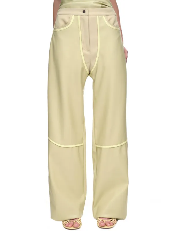 Rodeo Trousers (RODEO-TROUSER-MIST-LIME) sold by lorenzo