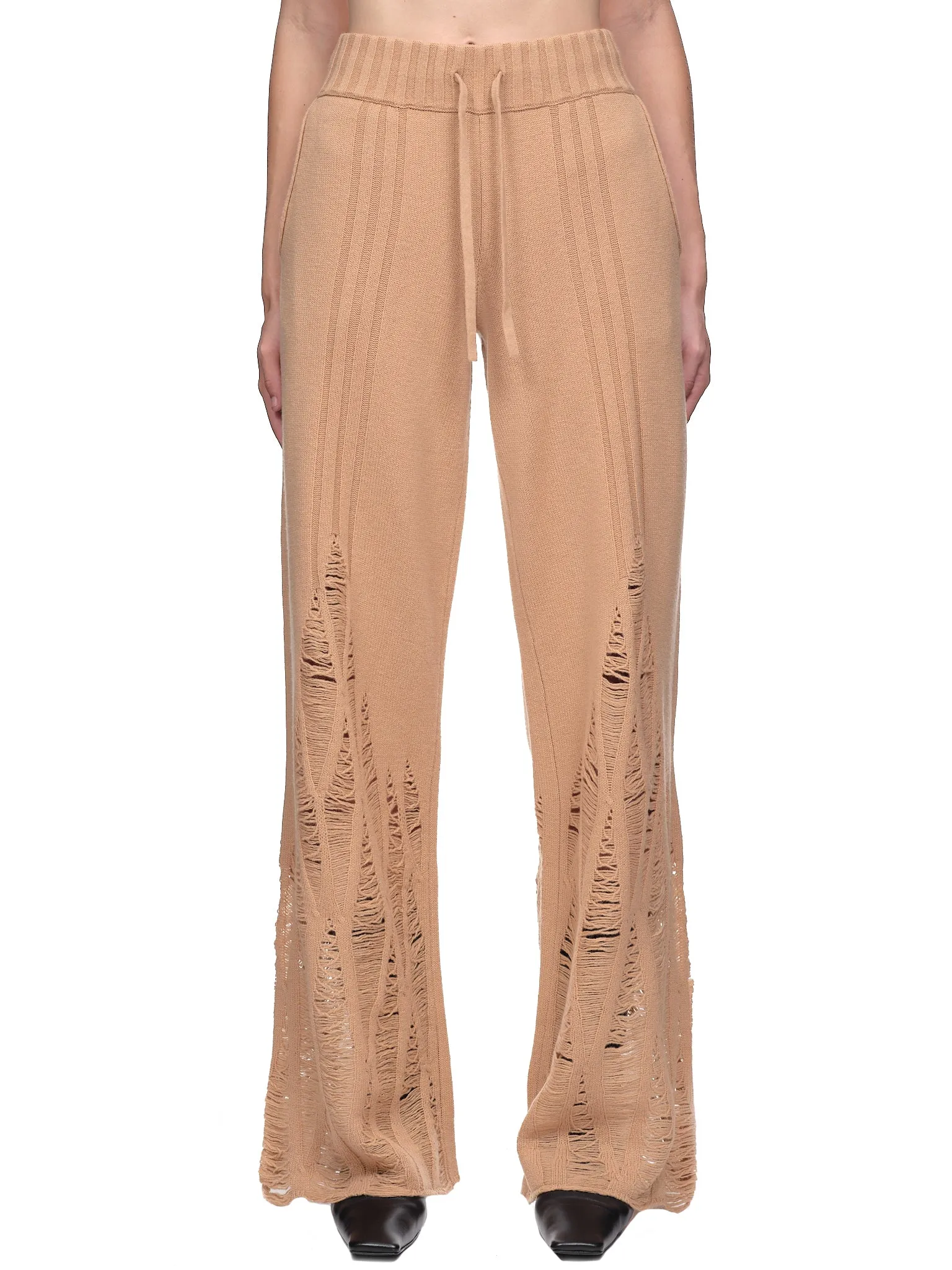 Distressed Cashmere Pants (C7097P22-CAMEL) sold by lorenzo