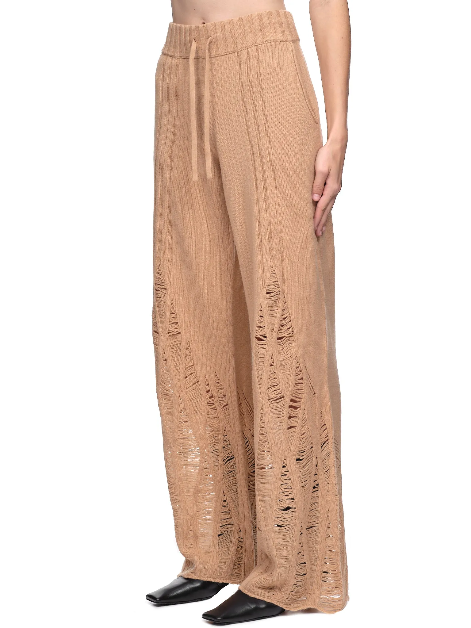 Distressed Cashmere Pants (C7097P22-CAMEL) sold by lorenzo product image thumbnail 2