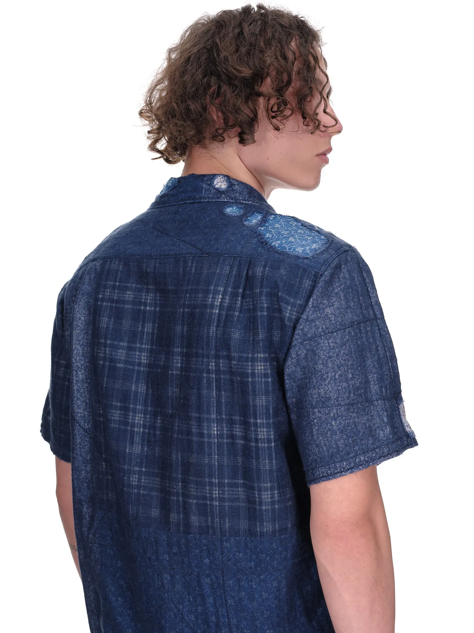 Patchwork Button (K2205SS127-INDIGO) sold by lorenzo product image thumbnail 5