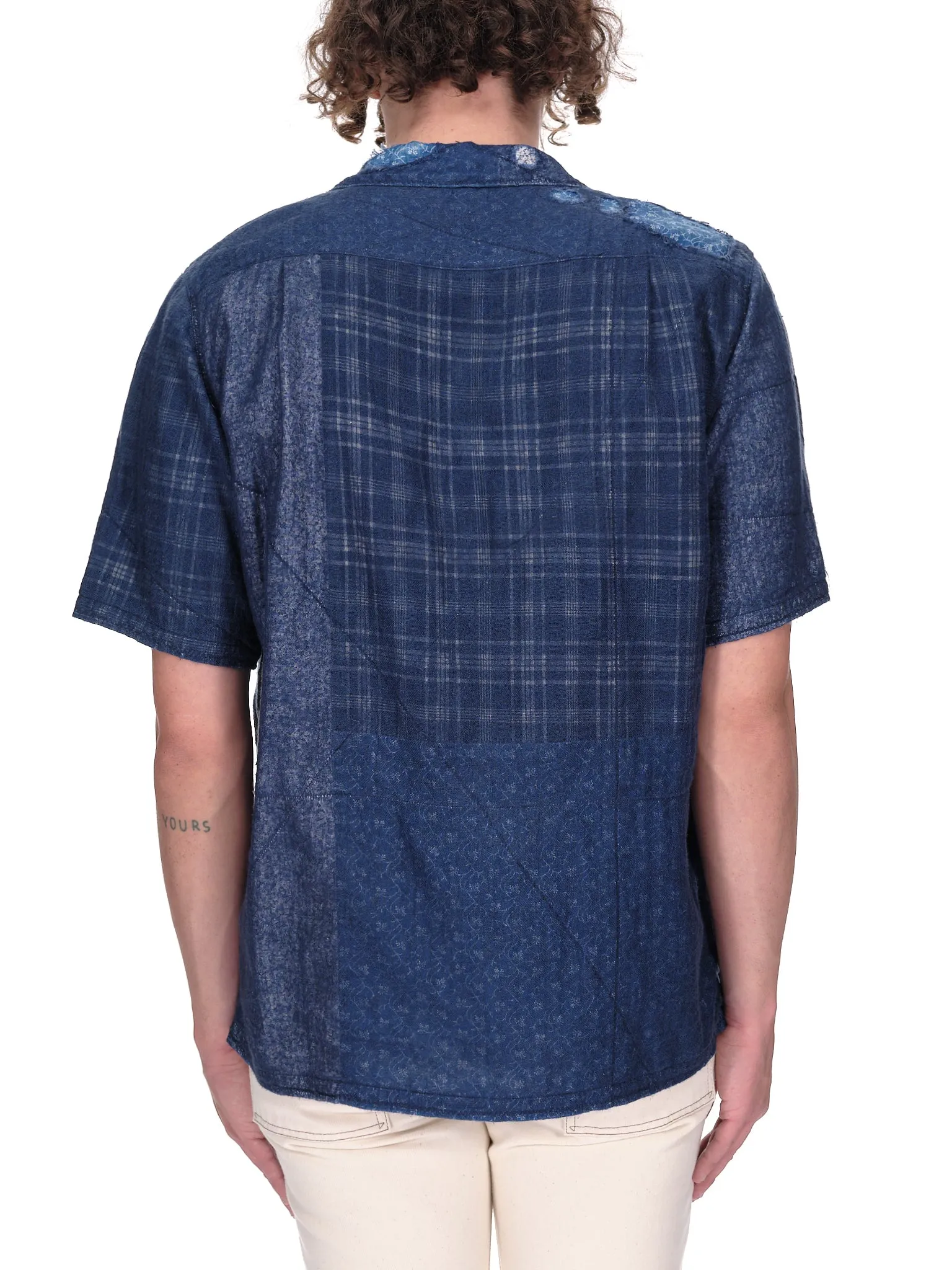 Patchwork Button (K2205SS127-INDIGO) sold by lorenzo product image thumbnail 3