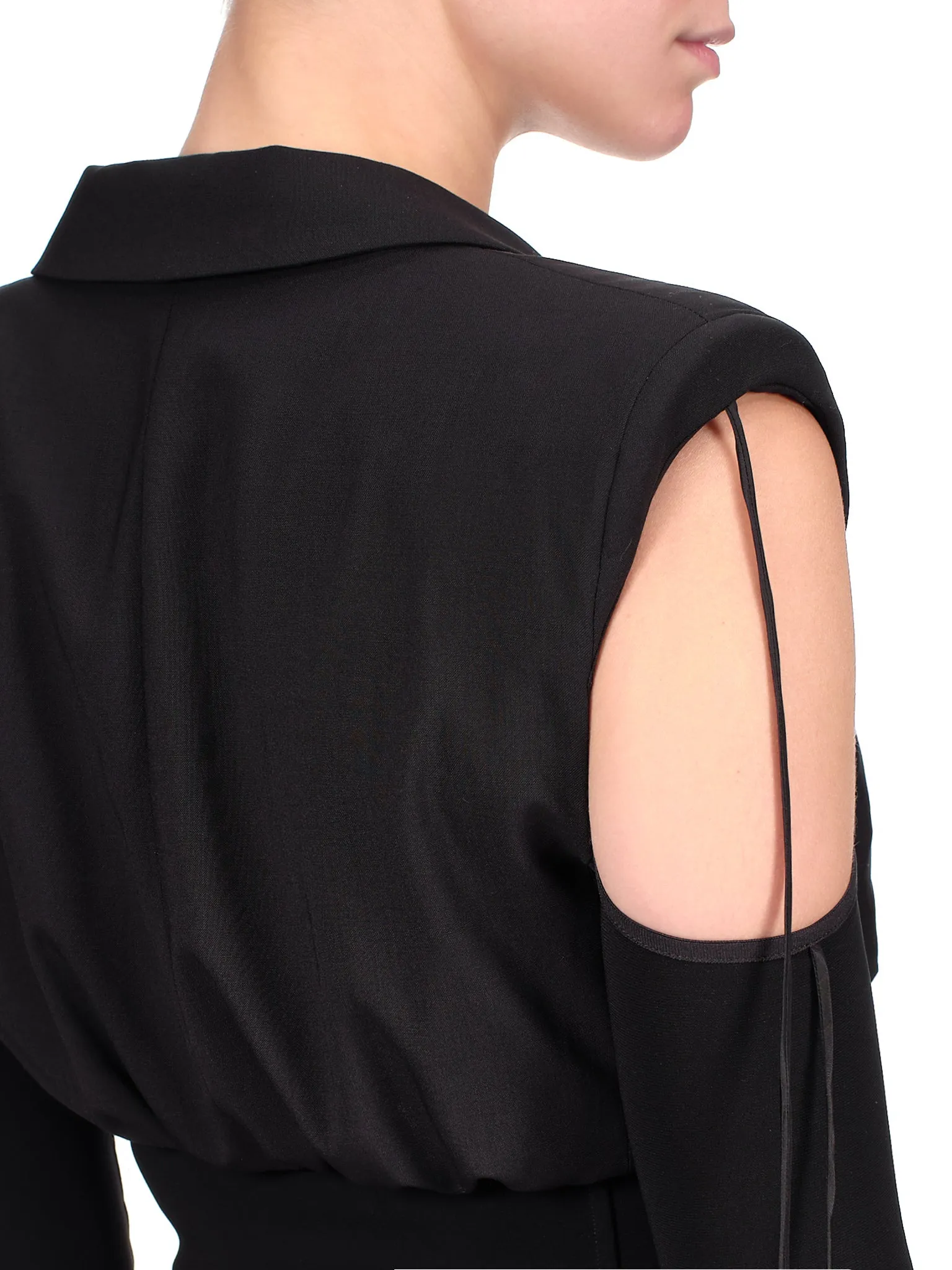 Fitted Blazer (JKT004-BLACK) sold by lorenzo product image thumbnail 5