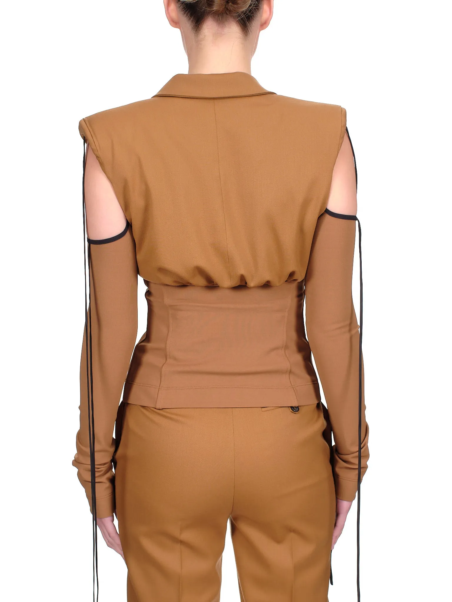 Fitted Blazer (JKT004-CARAMEL) sold by lorenzo product image thumbnail 3