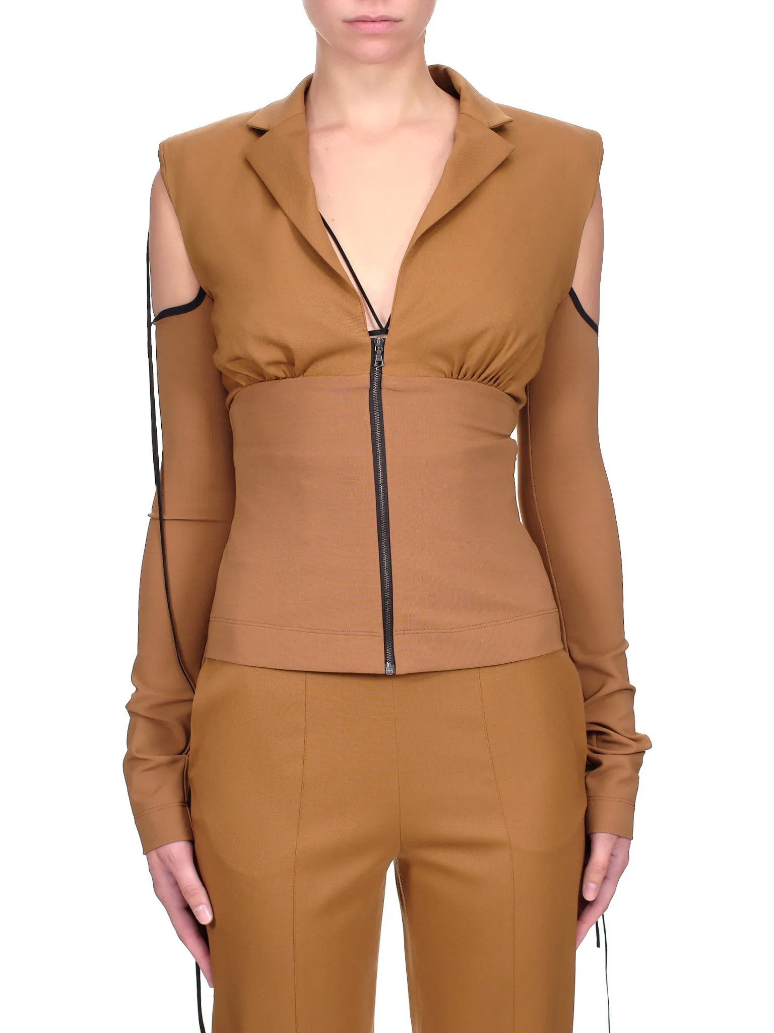 Fitted Blazer (JKT004-CARAMEL) sold by lorenzo