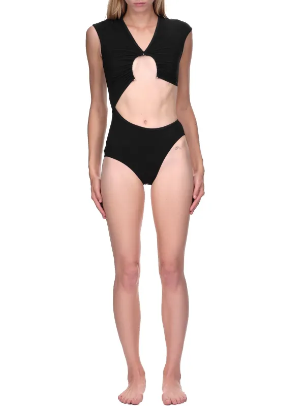 Asymmetric Swimsuit (PF22SWIM24-BLACK) sold by lorenzo
