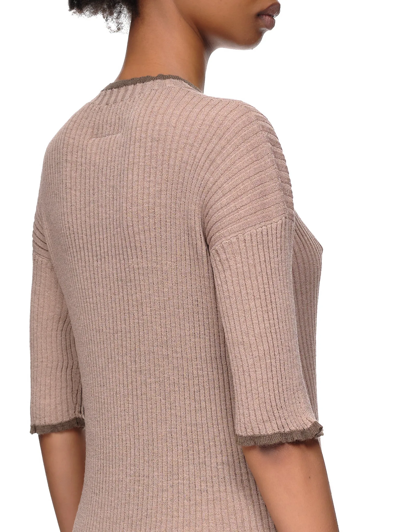 Knit Tube Dress (S52CT0716-S18060-002F-BROWN) sold by lorenzo product image thumbnail 5