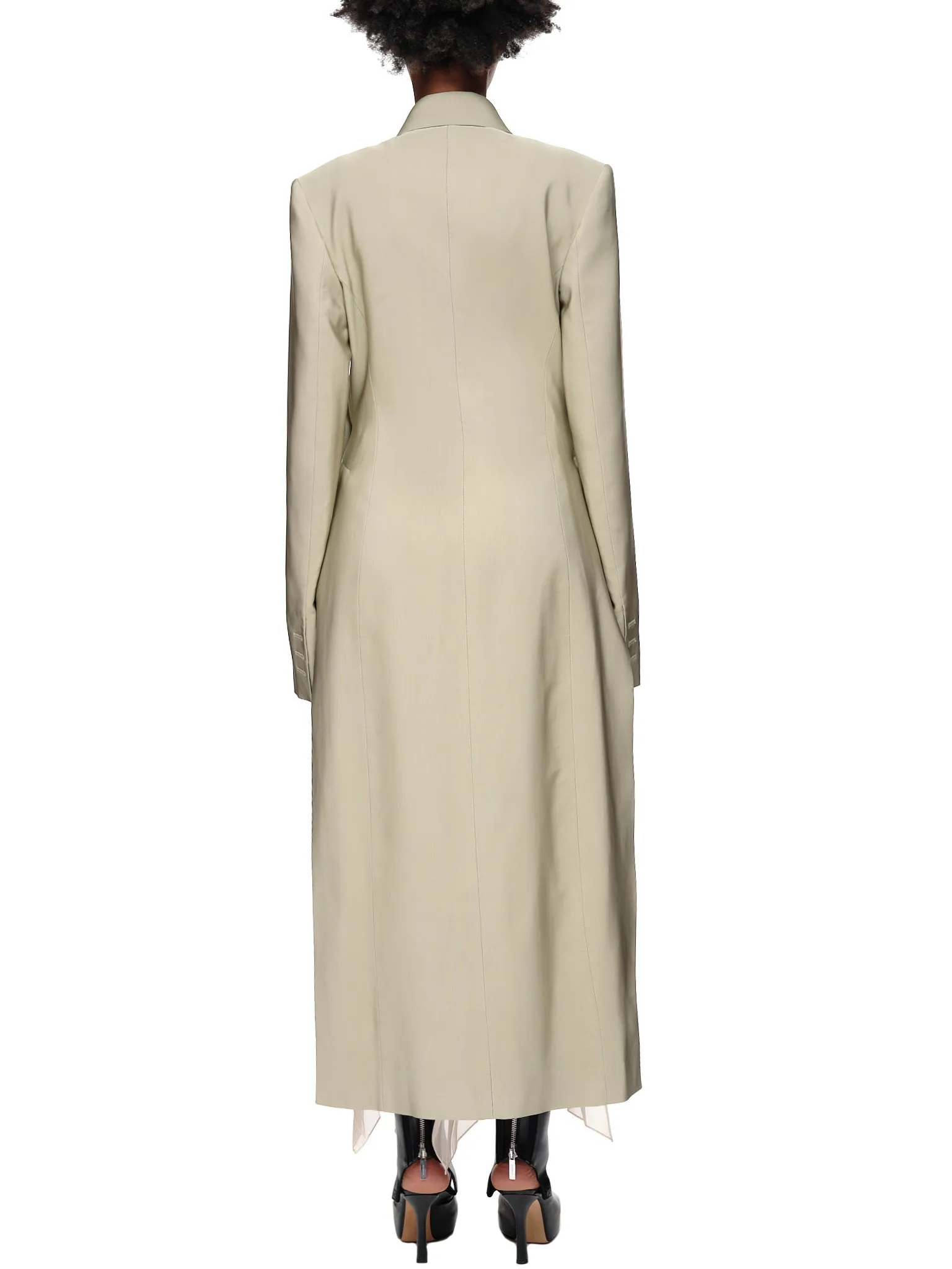 Duster Length Coat (PD-645-WOVI001-SAGE) sold by lorenzo product image thumbnail 3