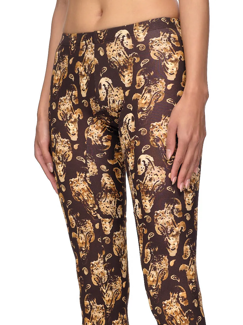 Paisley Print Leggings (PET0PAID-PAISLEY-DARK) sold by lorenzo product image thumbnail 4