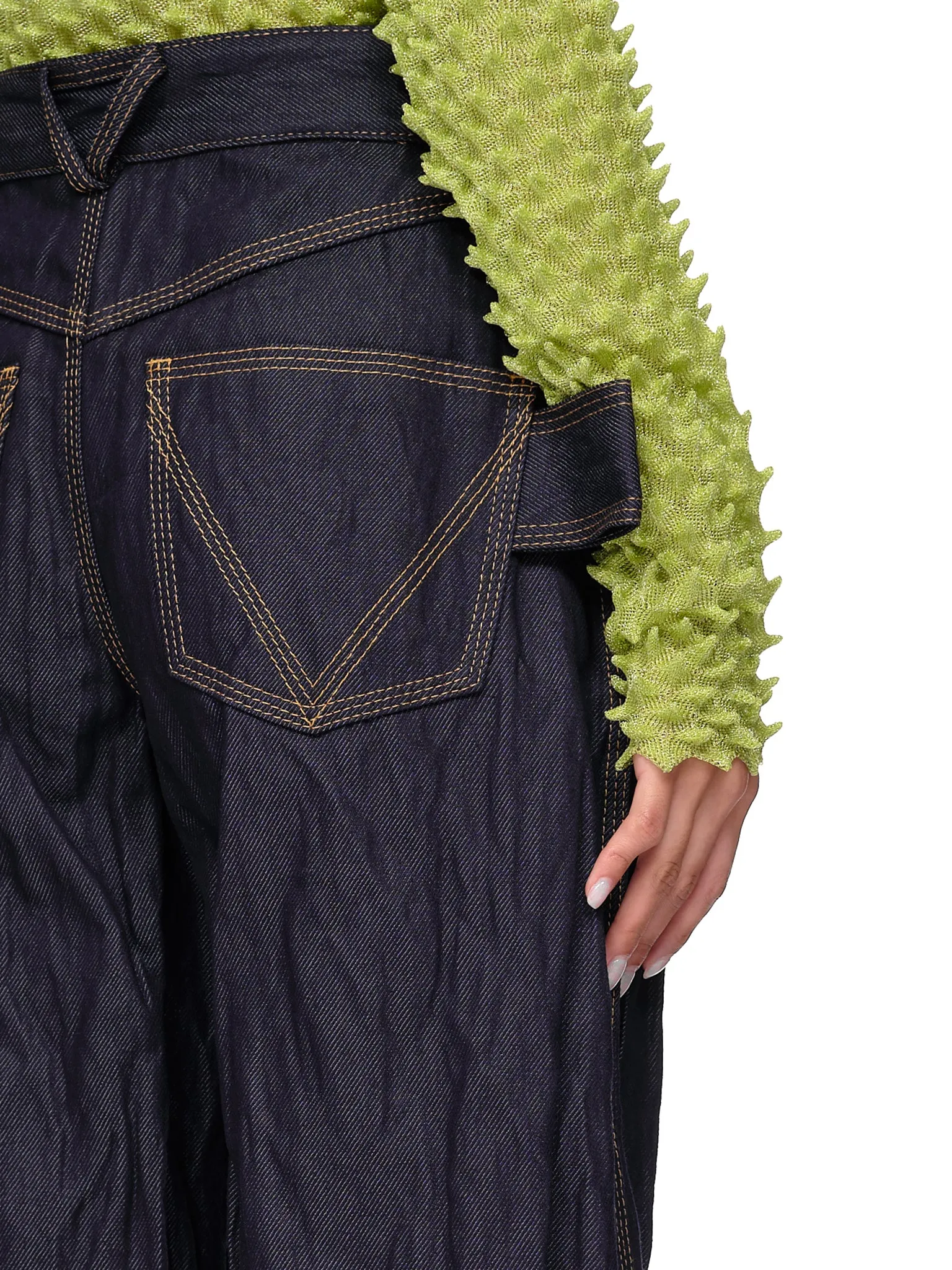 Wide Leg Jeans (696629V1VA0-3399-INDIGO) sold by lorenzo product image thumbnail 5