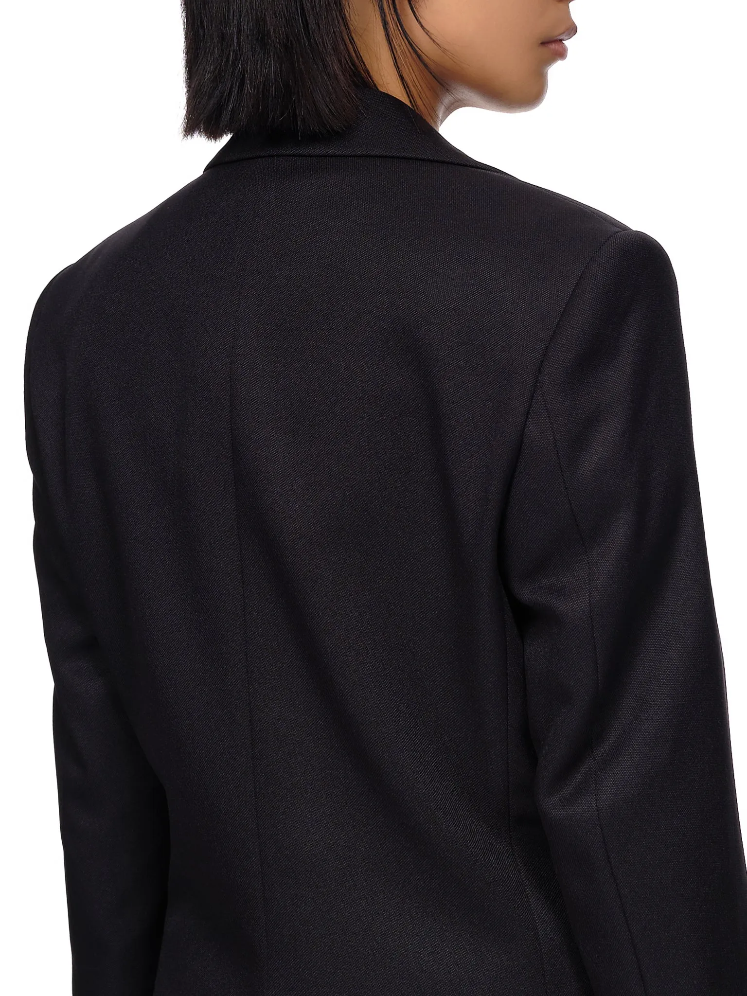 Black Oversized Graphic 'Ultrasceptre' Blazer (221-W500C-30001-0099-BLACK) sold by lorenzo product image thumbnail 5