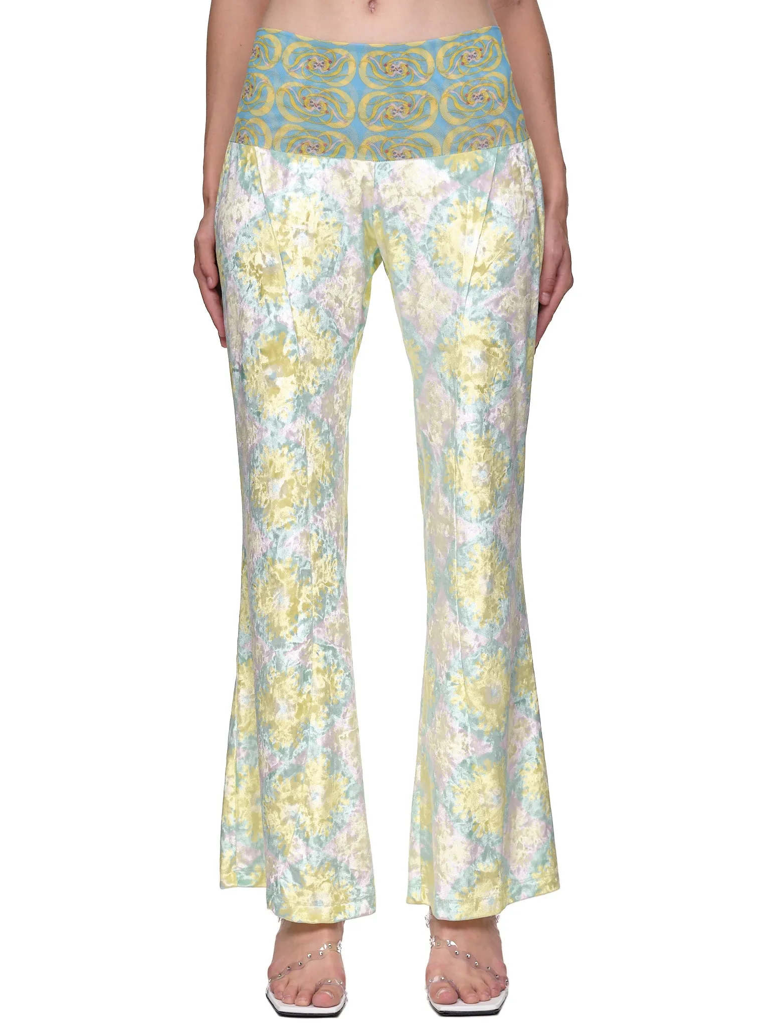 Moon Flower Pants (MOON-FLOWER-PANTS-SUNFLOWER) sold by lorenzo