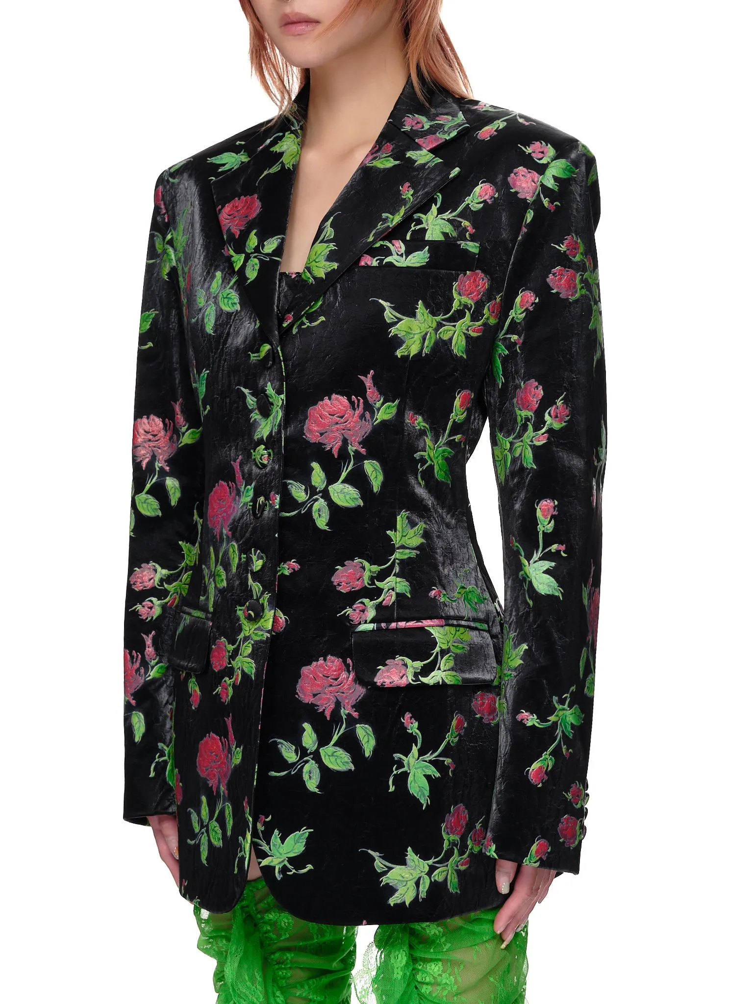 Floral Print Blazer (17JK-ROSE-PRINTS) sold by lorenzo product image thumbnail 2