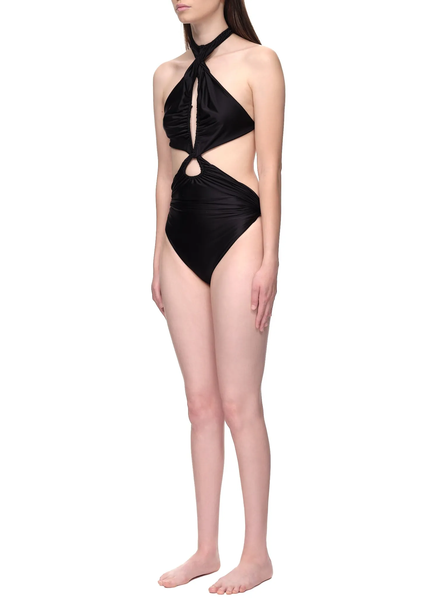 Keyhole Bodysuit (SL28-BLACK) sold by lorenzo product image thumbnail 2