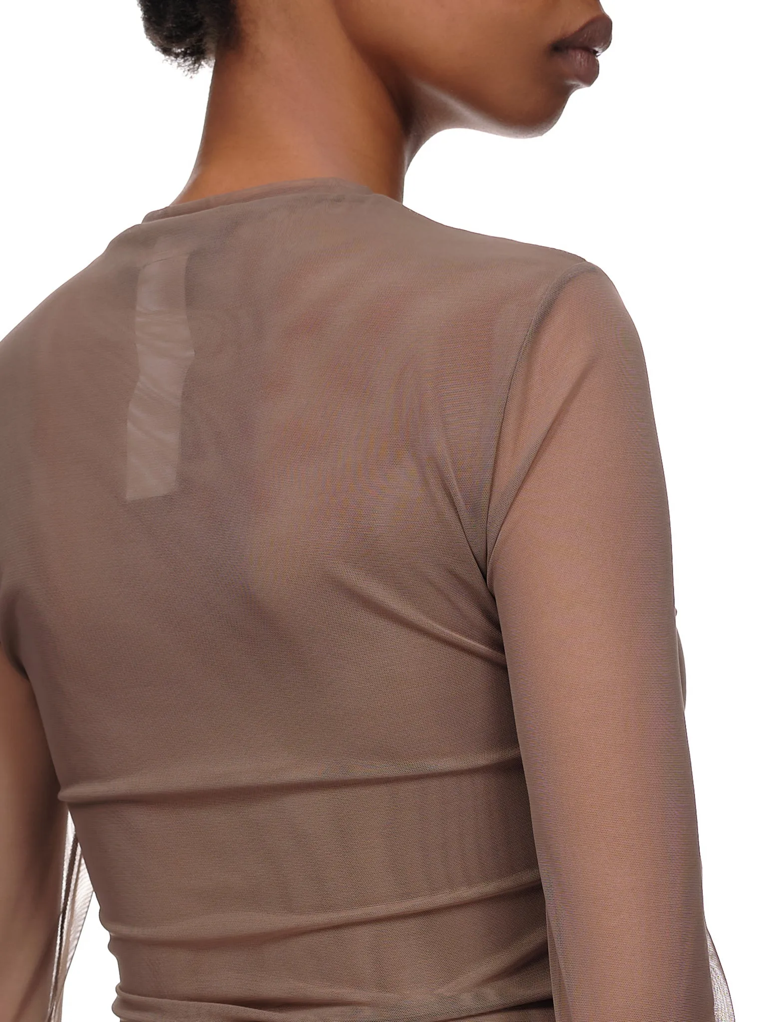 Long Sleeve Embroidered Blouse (2C086S-N0566-FANGO-BROWN) sold by lorenzo product image thumbnail 5