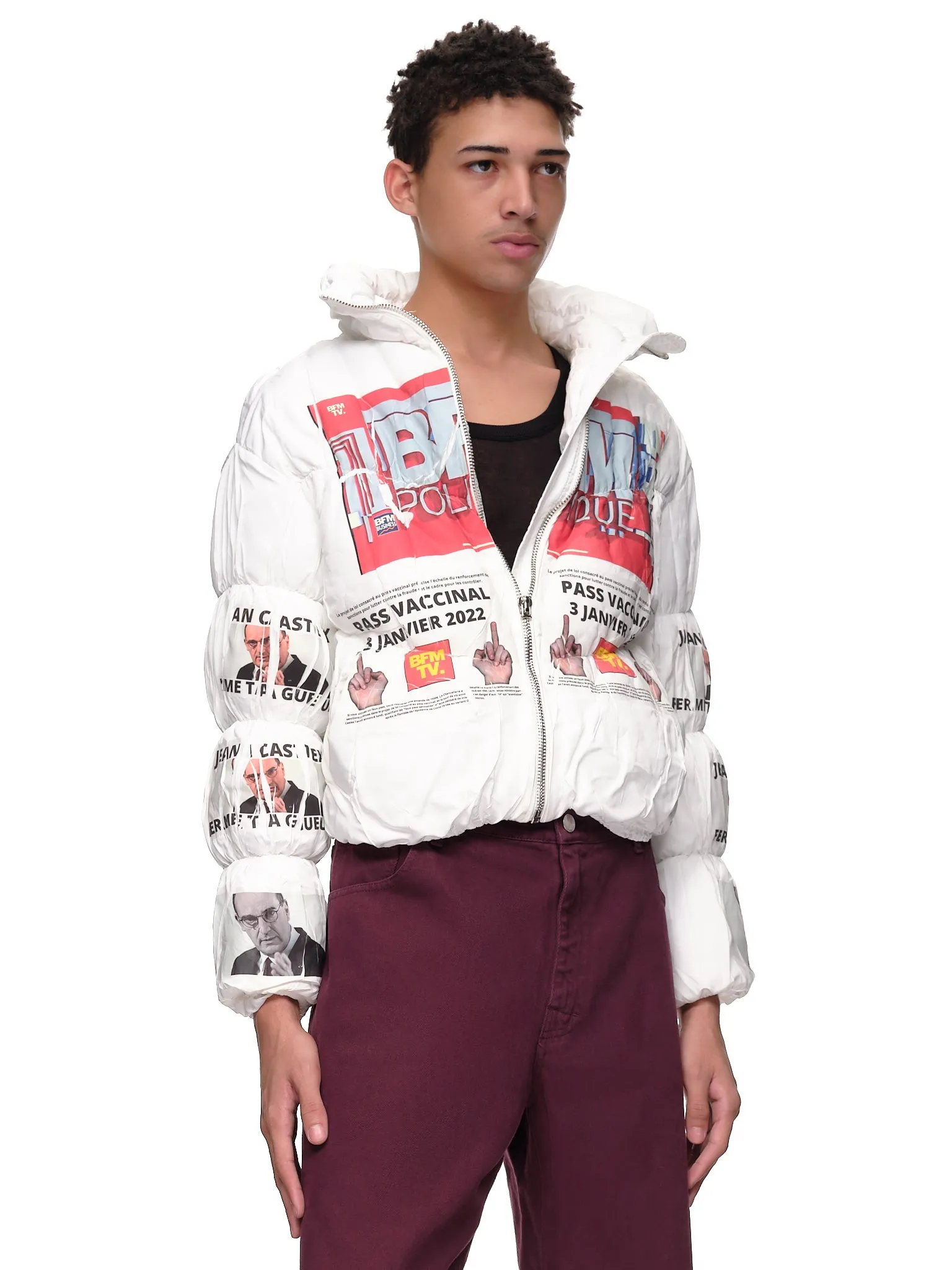 Puffer Jacket (PUFFER-WHITE) sold by lorenzo product image thumbnail 4
