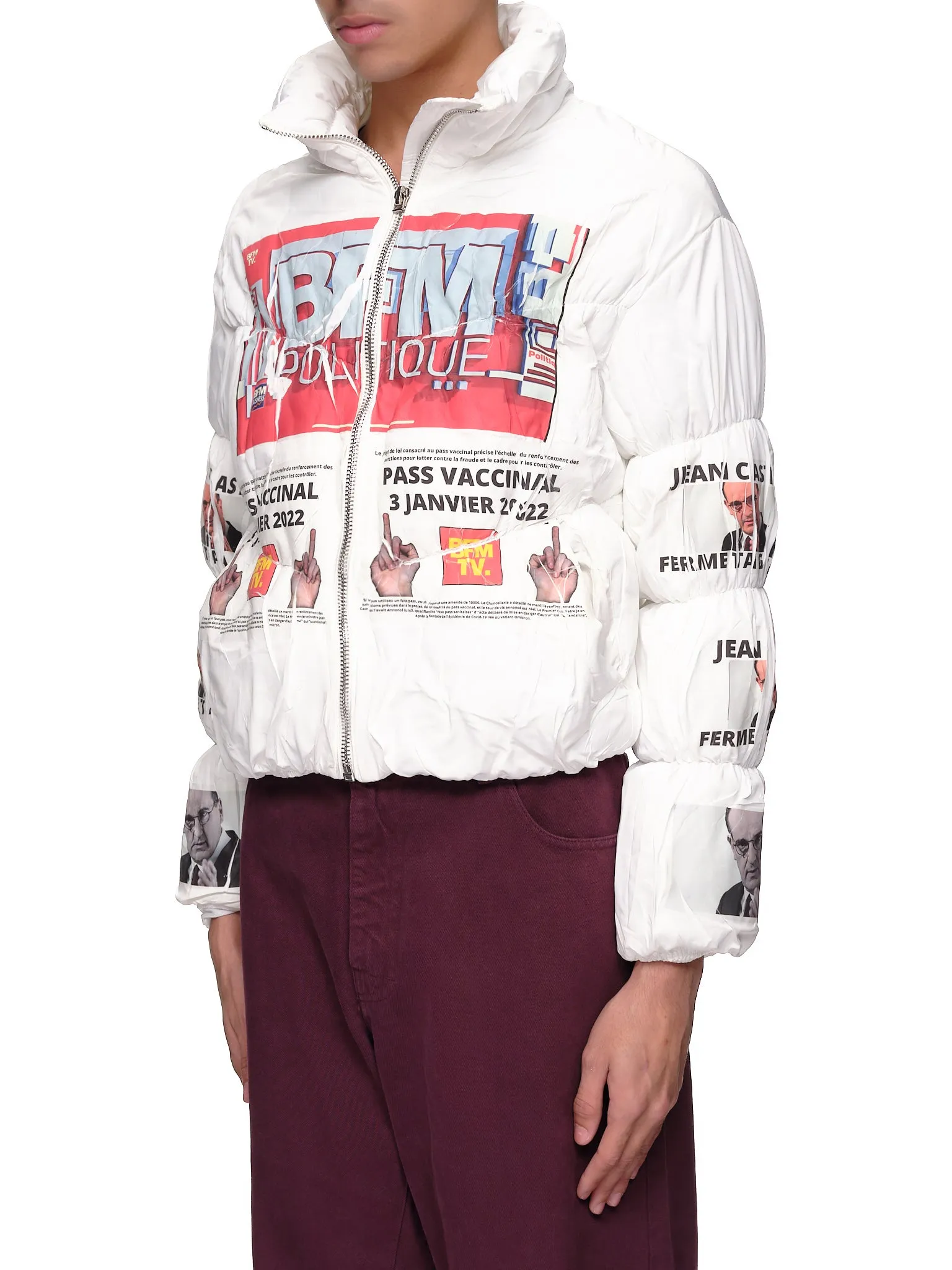 Puffer Jacket (PUFFER-WHITE) sold by lorenzo product image thumbnail 2