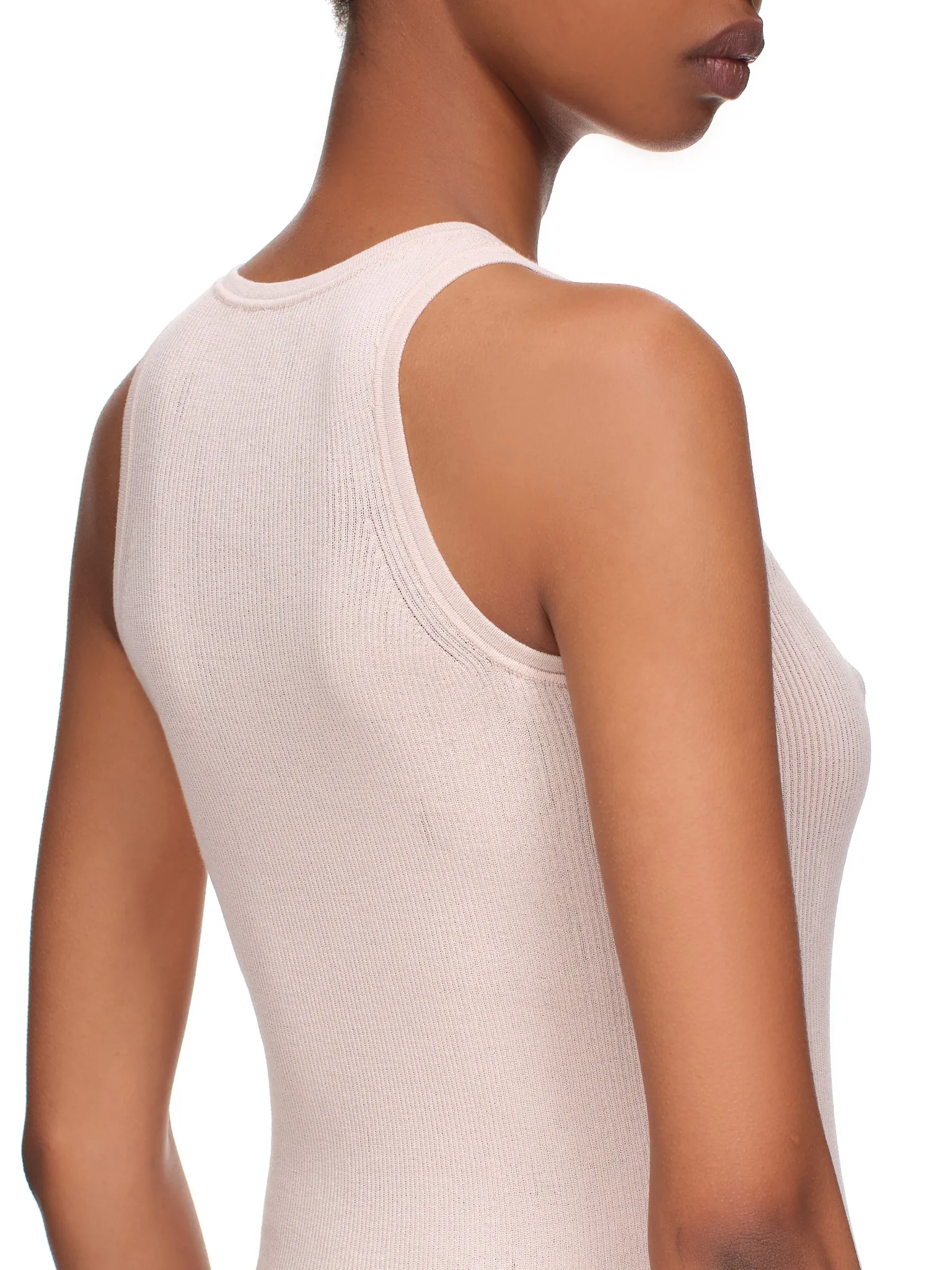 Ribbed Bodycon Dress (22EMRO016ML0498-U1655-PINK) sold by lorenzo product image thumbnail 5