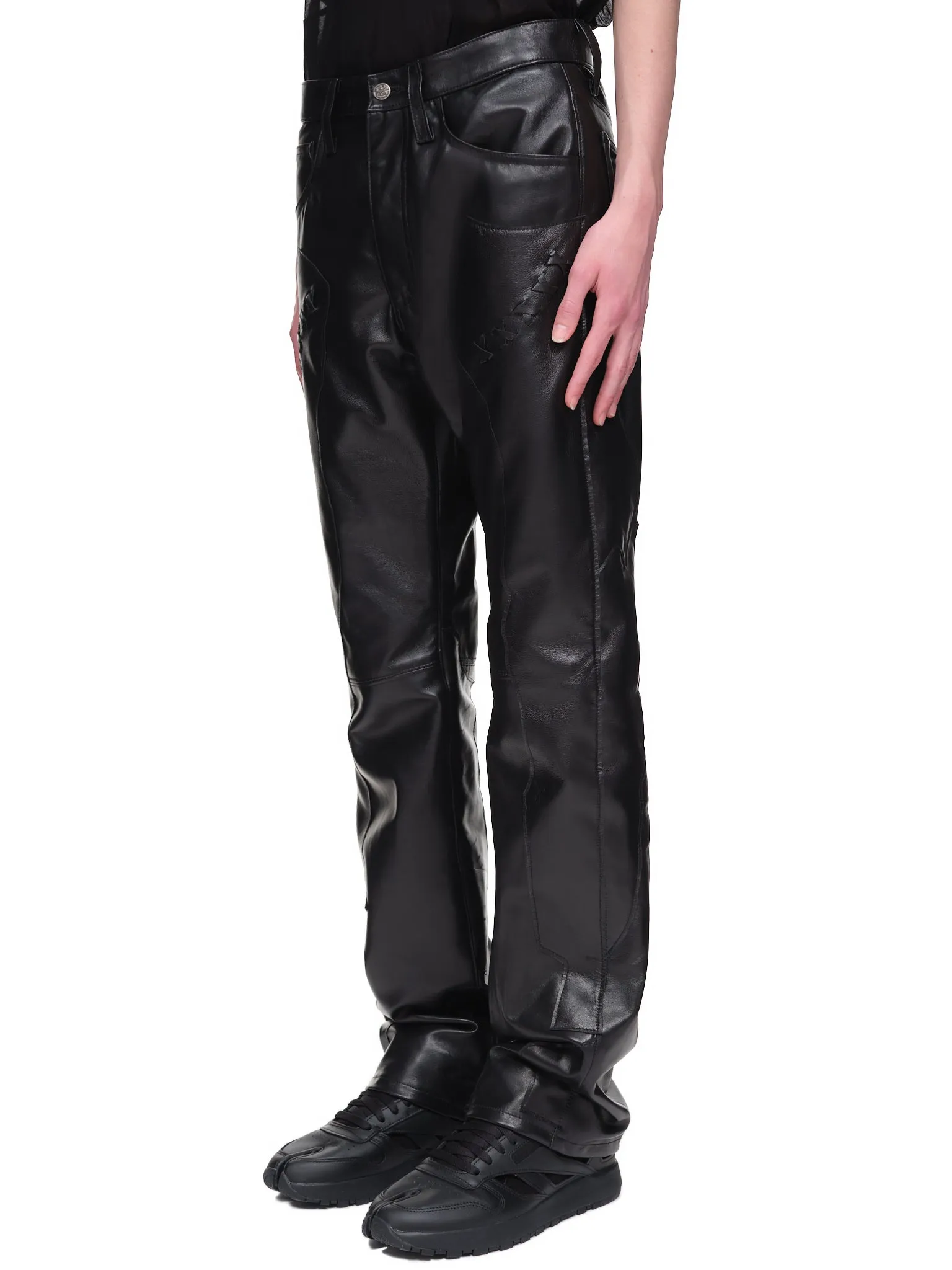 Leather Pants (LEATHER-PANT-BLACK) sold by lorenzo product image thumbnail 2