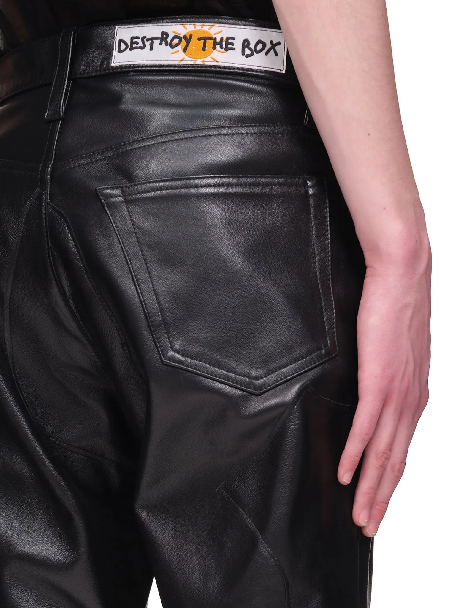 Leather Pants (LEATHER-PANT-BLACK) sold by lorenzo product image thumbnail 5