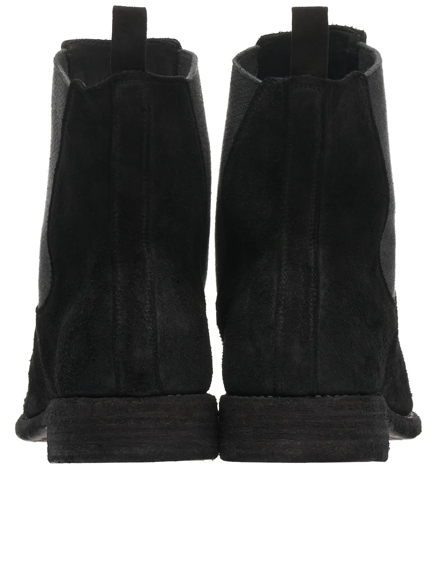 Chelsea Suede Boots (96-HORSE-REVERSE-BLACK) sold by lorenzo product image thumbnail 4
