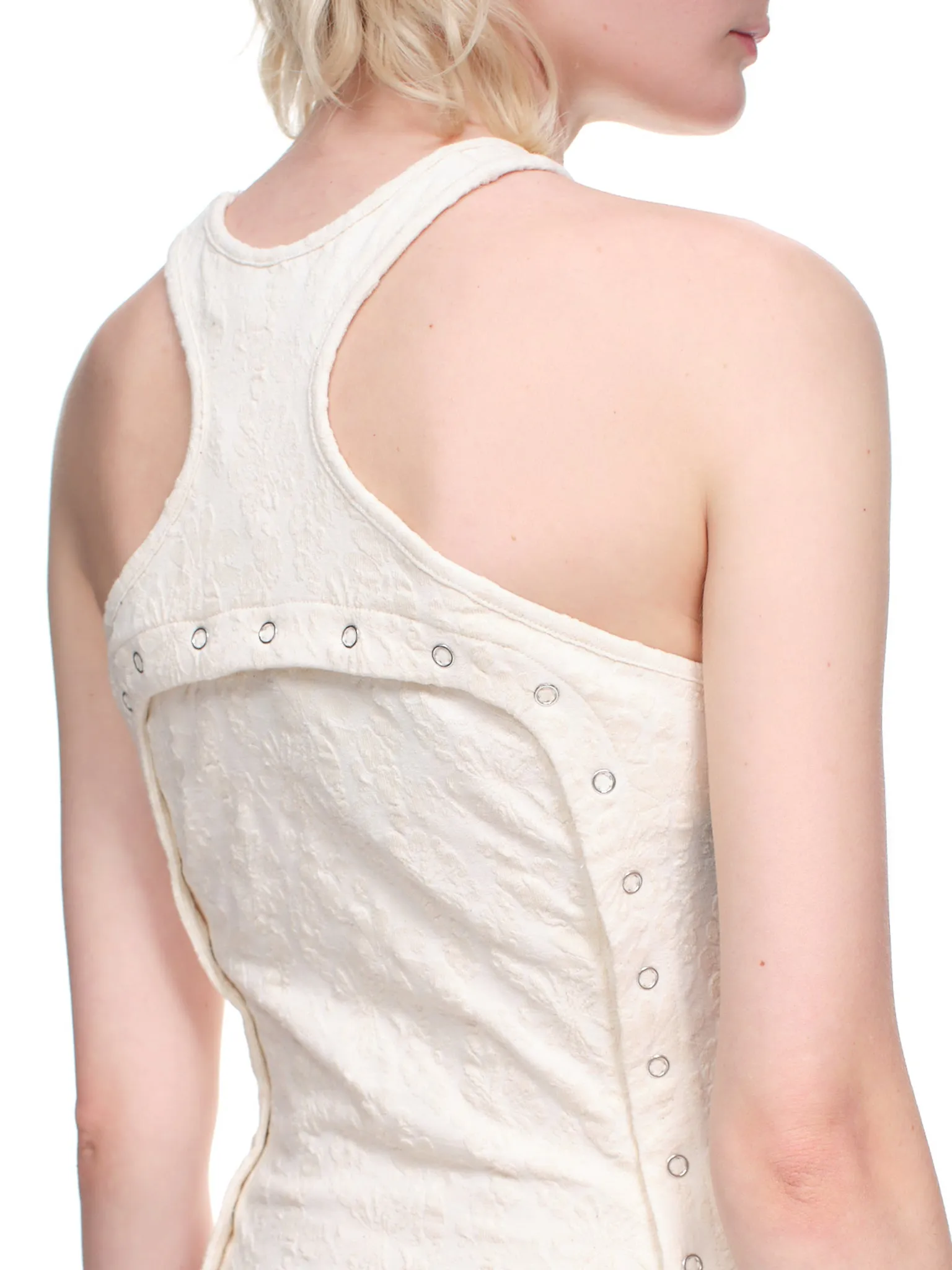 Undone Mini Dress (3021-EL-BONE) sold by lorenzo product image thumbnail 5