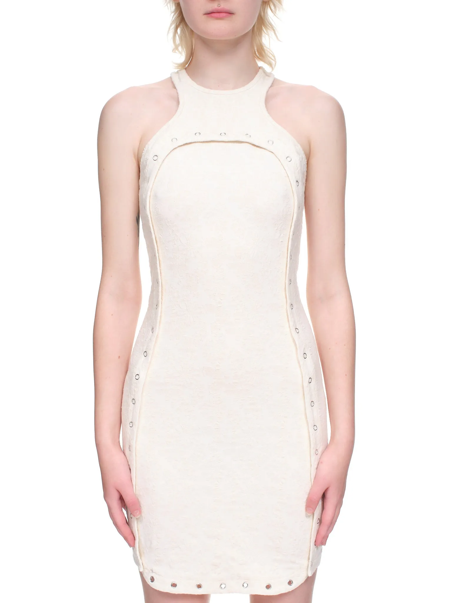 Undone Mini Dress (3021-EL-BONE) sold by lorenzo