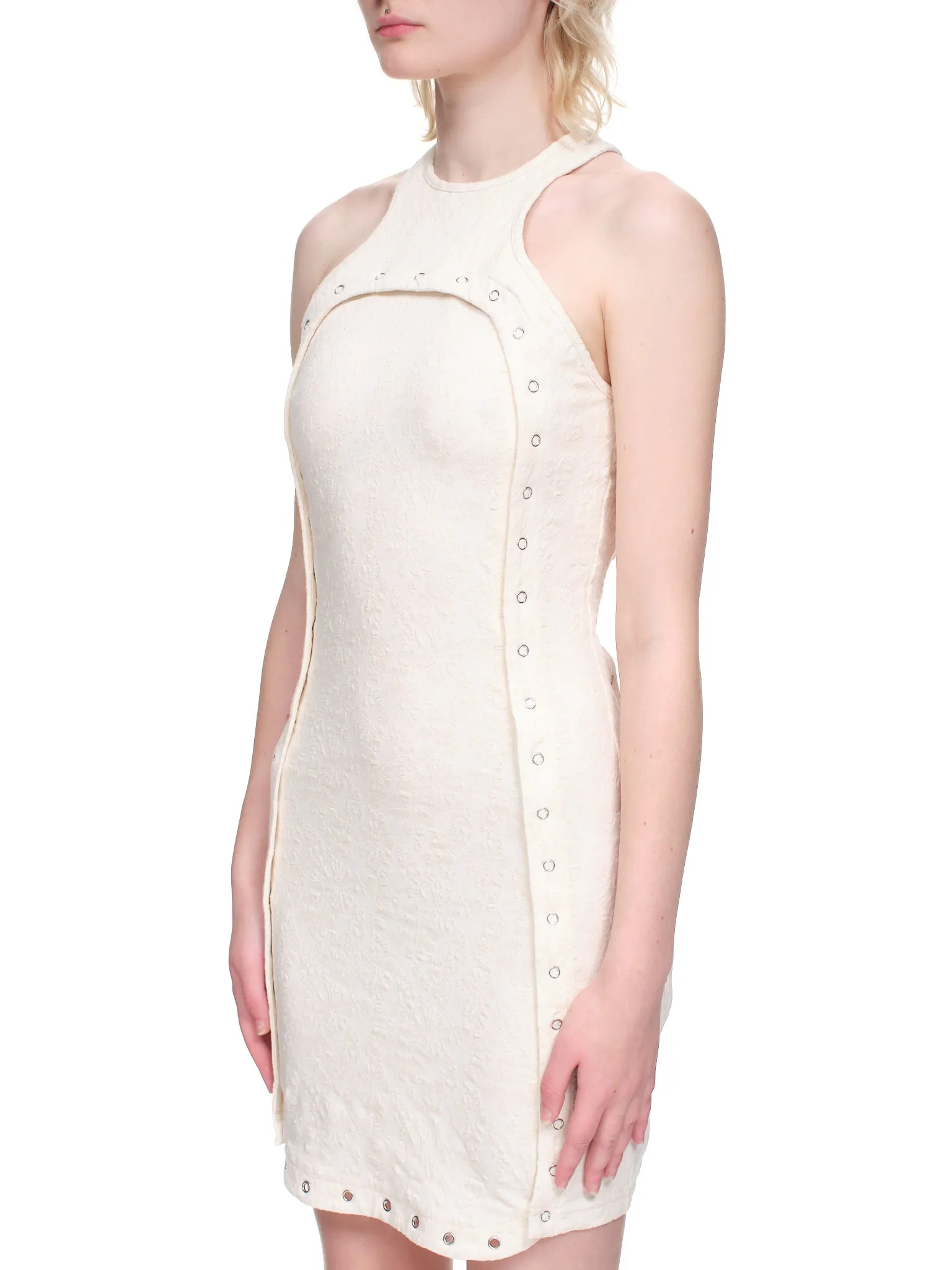 Undone Mini Dress (3021-EL-BONE) sold by lorenzo product image thumbnail 2