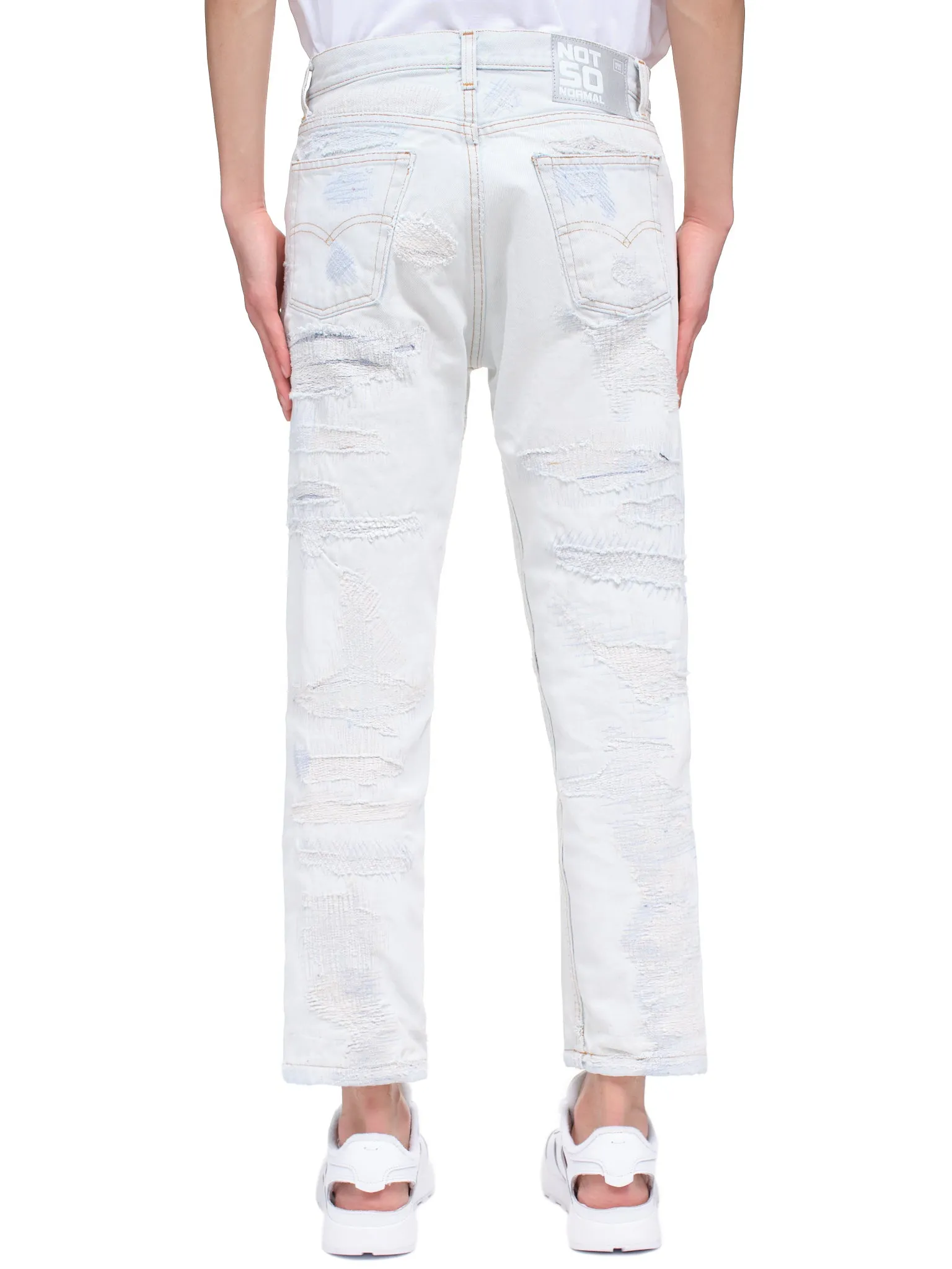 Destroyed Pant (VLPD15-SABBIA) sold by lorenzo product image thumbnail 3