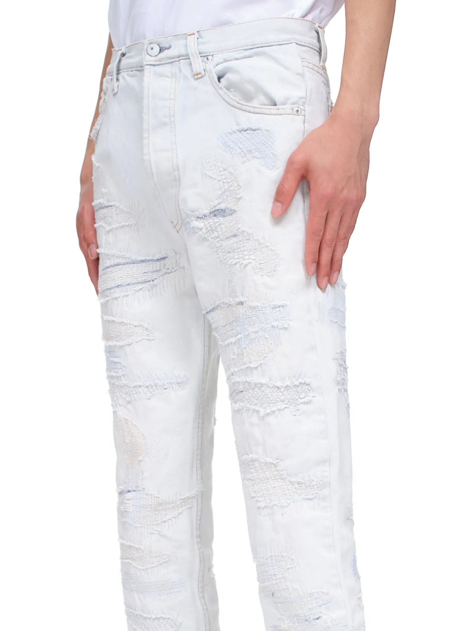 Destroyed Pant (VLPD15-SABBIA) sold by lorenzo product image thumbnail 4