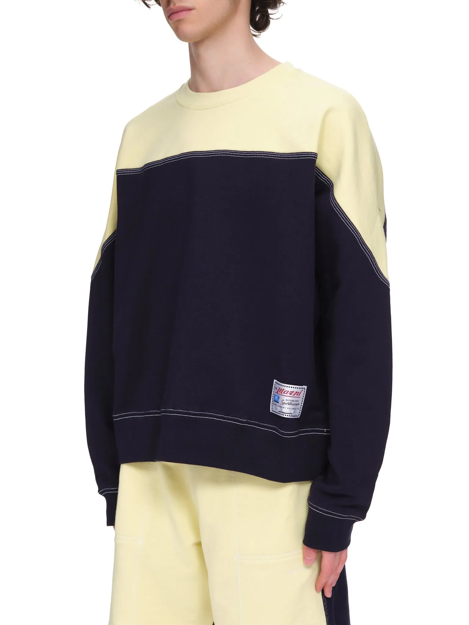 Bitonal Sweatshirt (FUMU0101Q1-UTC085-MULTI) sold by lorenzo product image thumbnail 2
