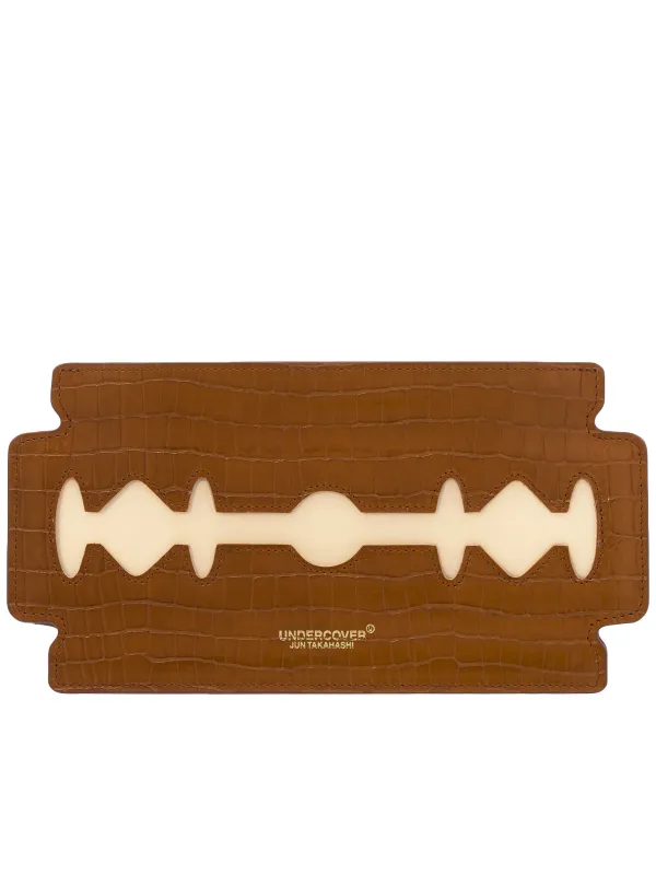 Razor Blade Clutch (UC1B1B04-BEIGE) sold by lorenzo