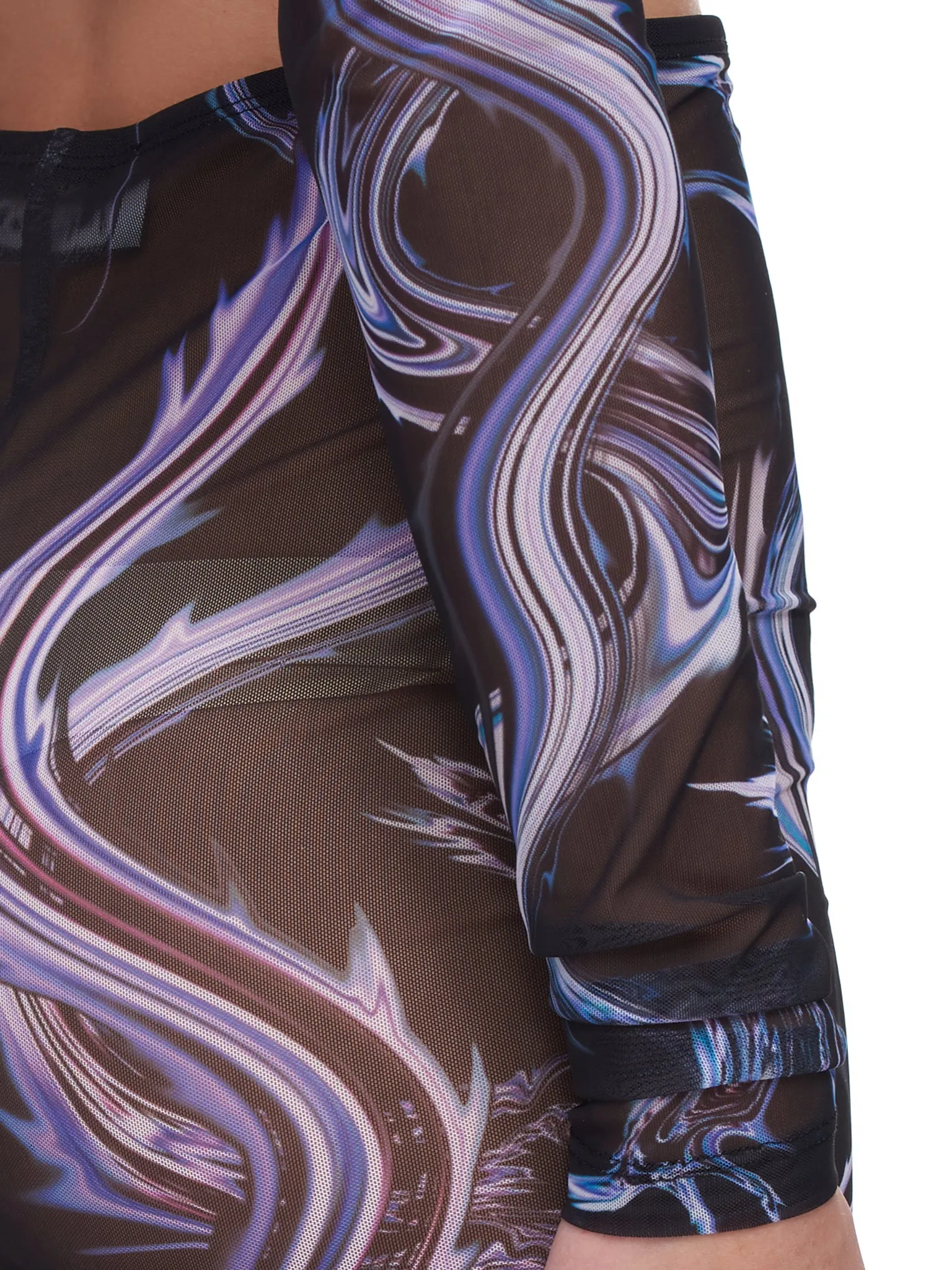 Mesh Cutout Leggings (45-MIRAGE-BLACK) sold by lorenzo product image thumbnail 5