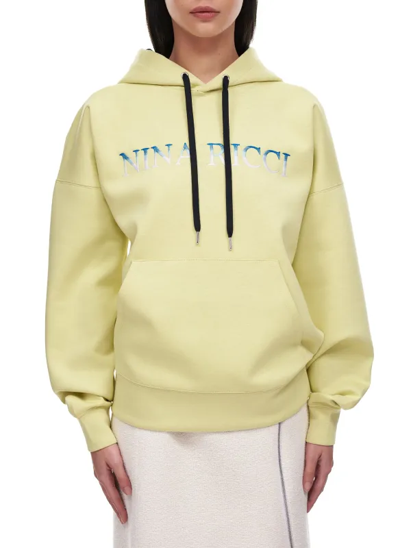 Nina Ricci Hoodie (22PJTO006CO0989-MIMOSA-NAVY) sold by lorenzo