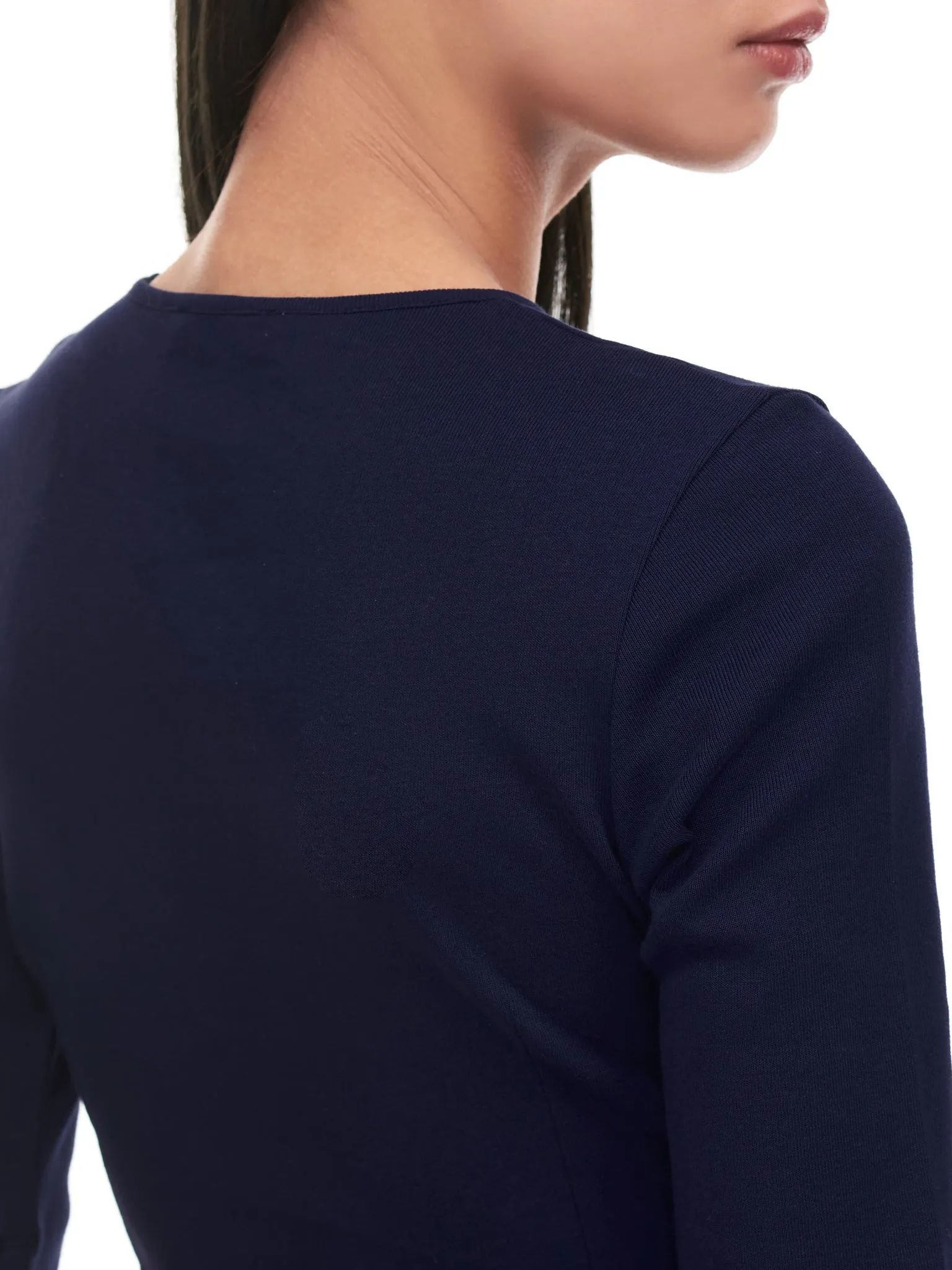 Layered Bodycon Cutout Dress (22PJRO009CO1001-NAVY-BLUE) sold by lorenzo product image thumbnail 5