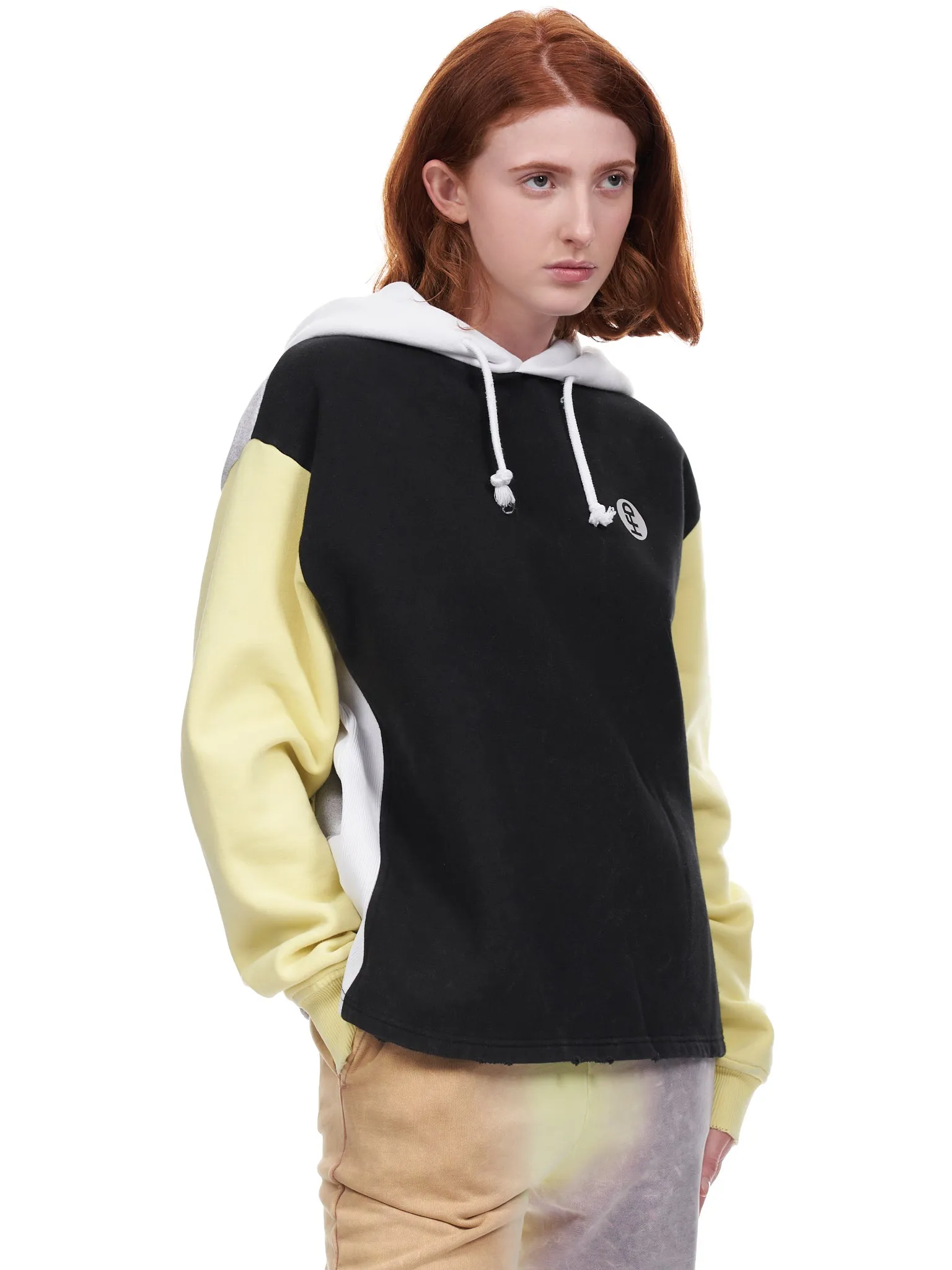 Paneled Sweatshirt (HFD04T021-BLACK) sold by lorenzo product image thumbnail 4