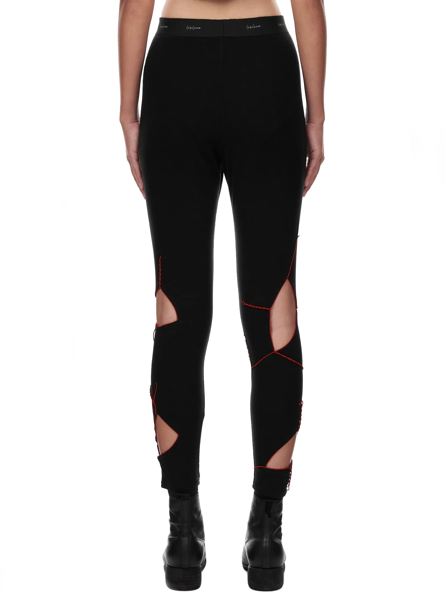 Cutout Leggings (FX-P22-900-BLACK) sold by lorenzo product image thumbnail 3